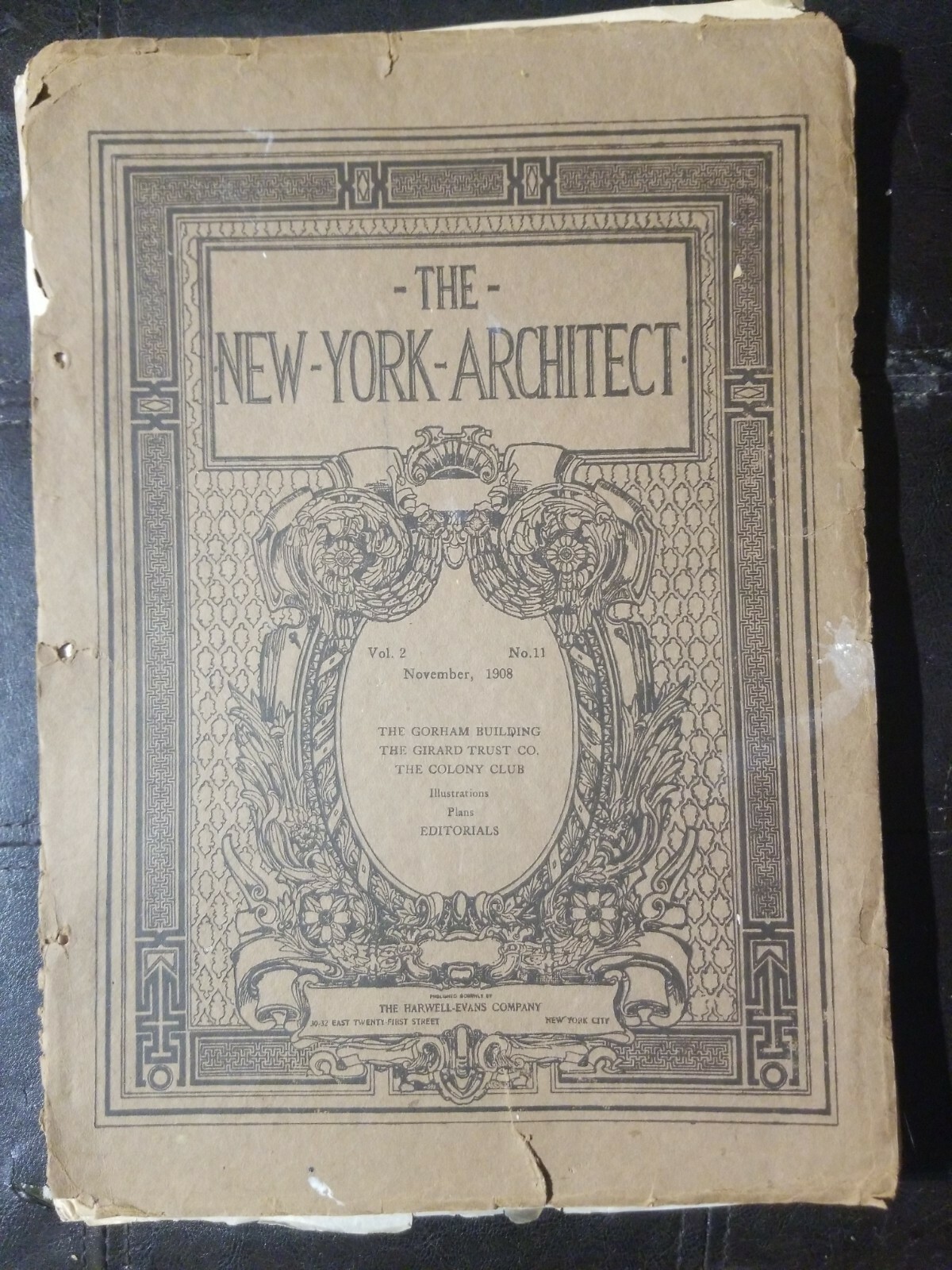 Antique 1908 New York City Architect Architecture Photography Portfolio Photos