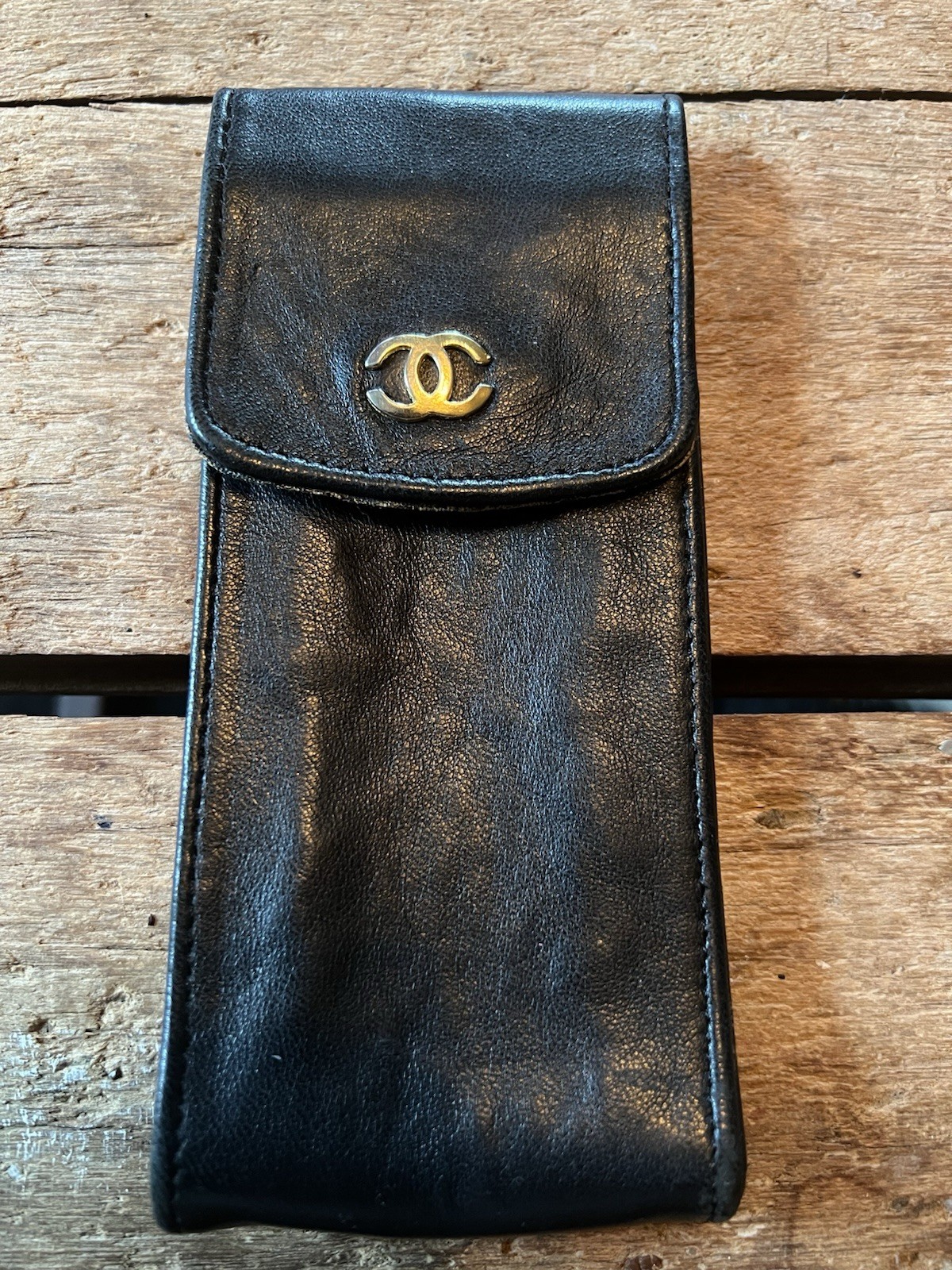 Chanel Very Rare/vintage Sunglasses/cigarette Pouch 