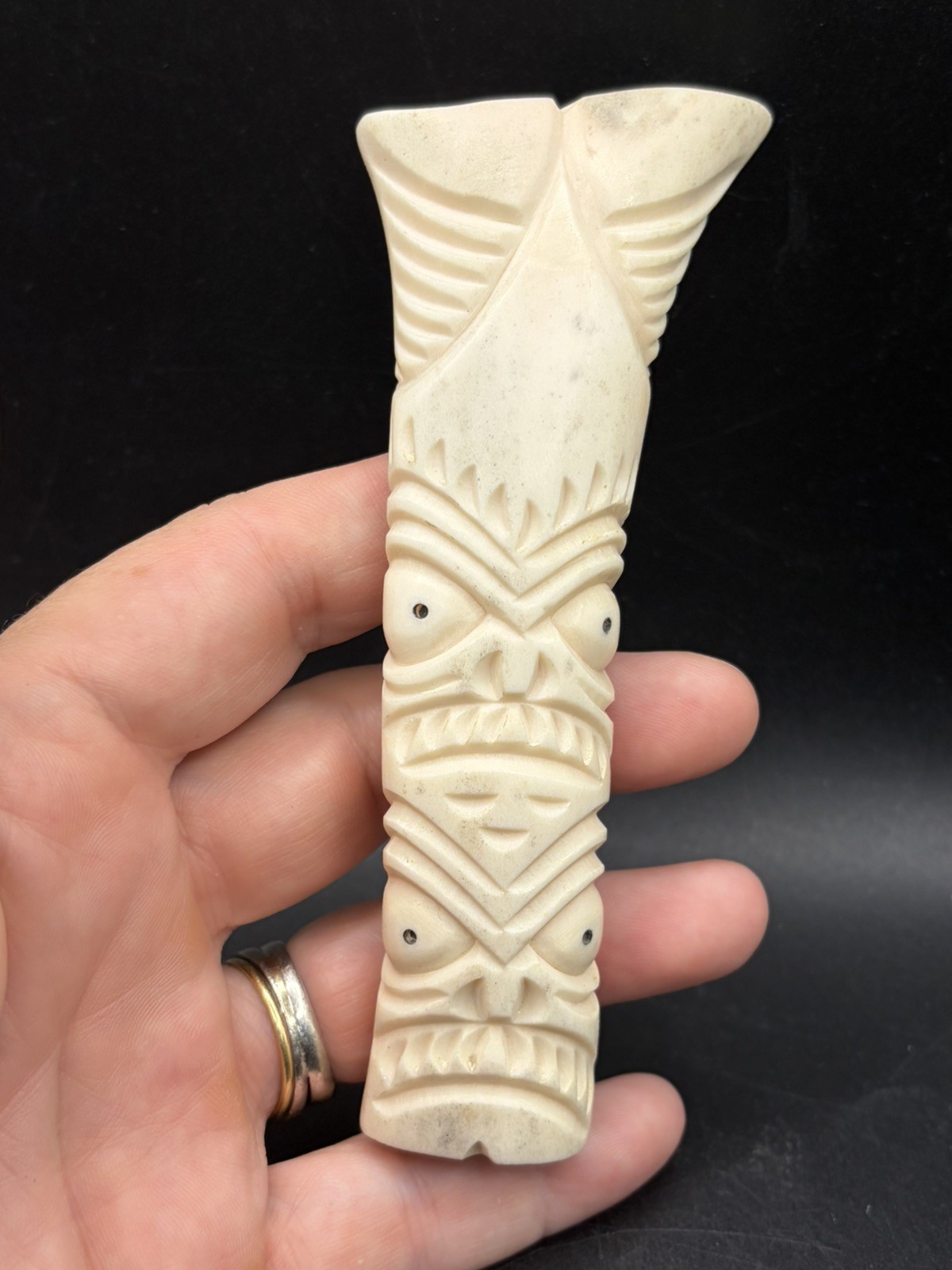 Tupilak Greenlandic Inuit Hand Carved 4.5\