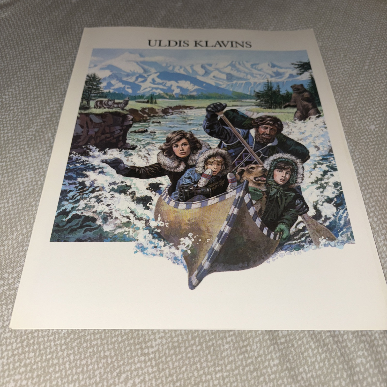 Rare Vintage Uldis Klavins Mendola Artist Representative Art Agent Brochure