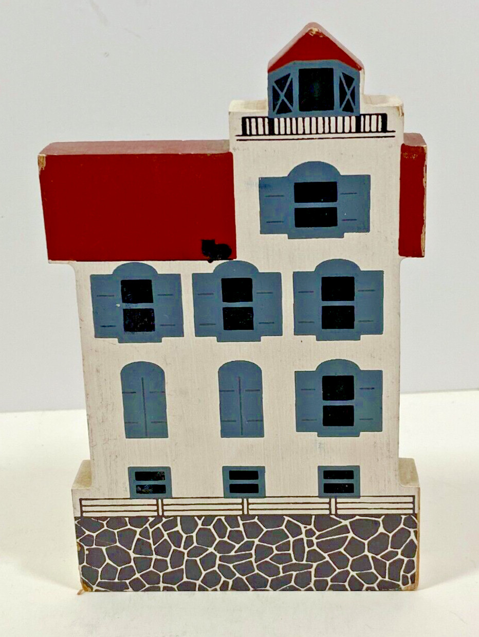 Vintage 1992 Cat\'s Meow Lorain Lighthouse Lorain Ohio 6\