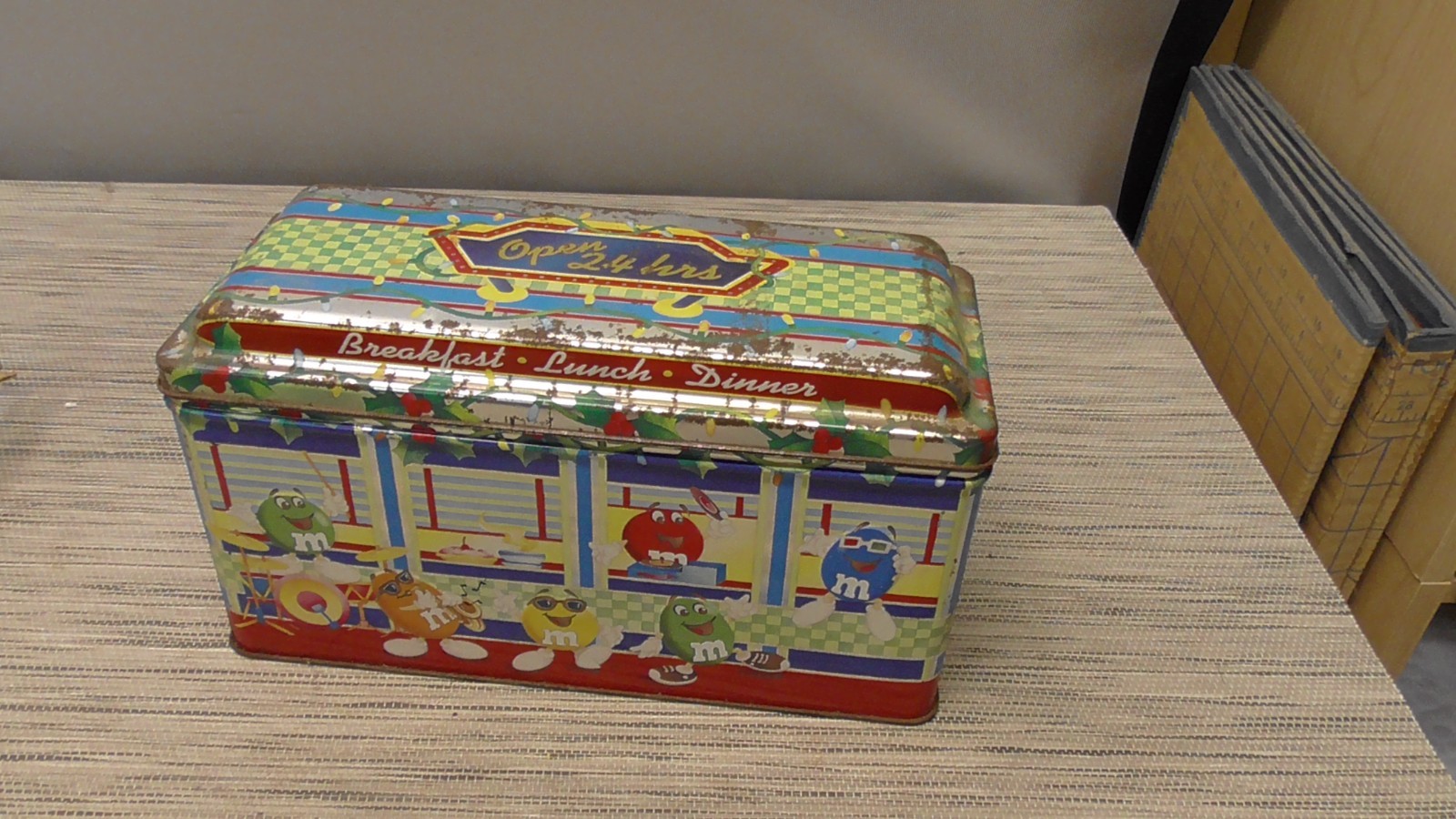 Vintage M&Ms 1996 Diner Tin \