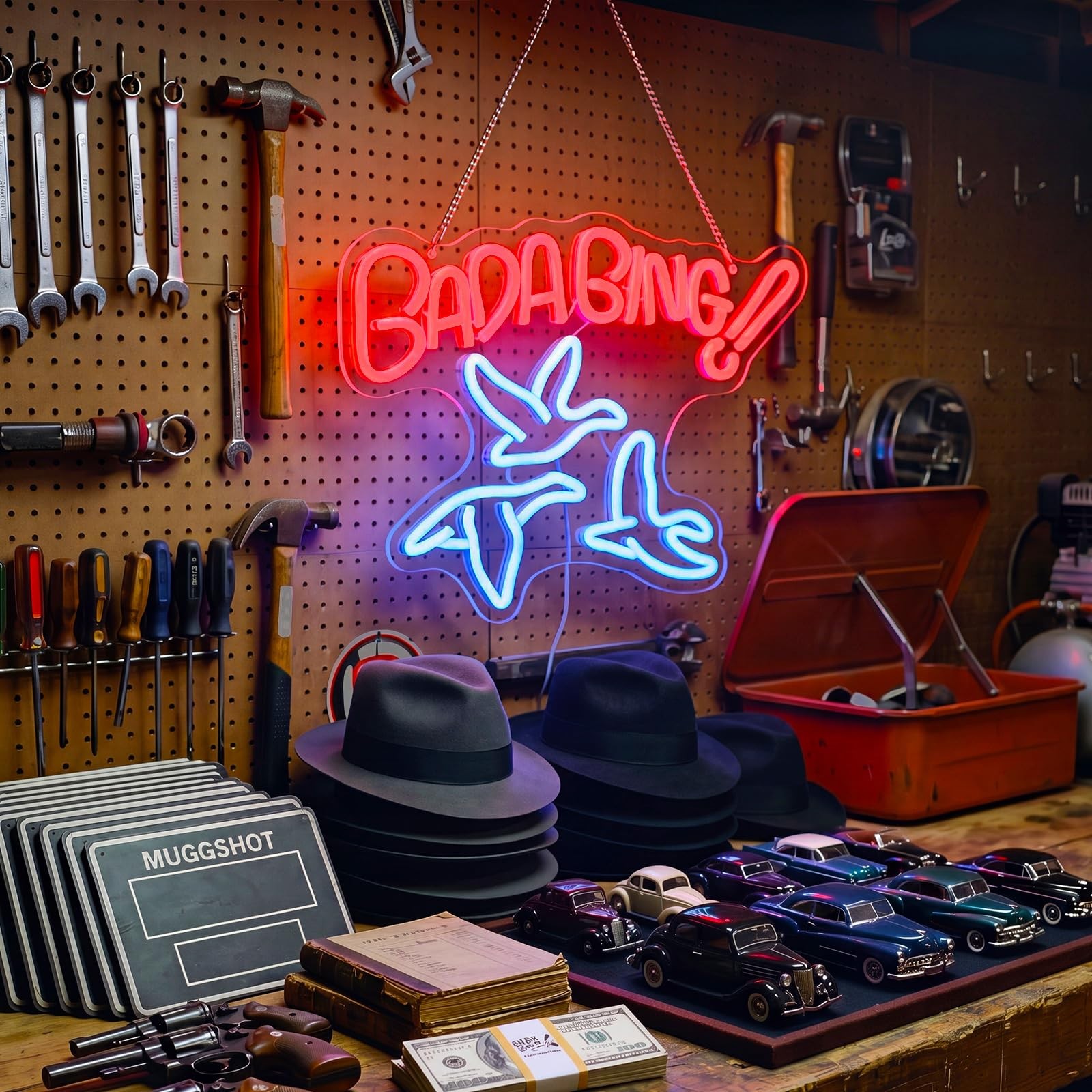 Zhengmy Bada Bing LED Neon Sign for Wall Decor Zhengmy Bada Bing LED Neon Sign for Wall Decor