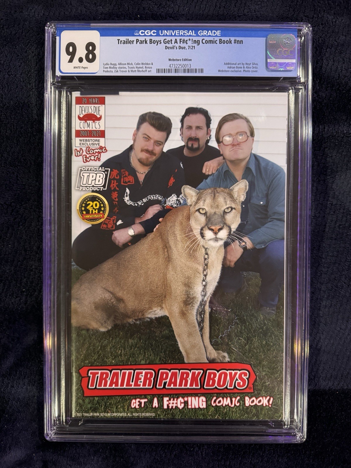 TP Boys Get a F#Ing Comic Book Devils Due 7/21 Webstore Edition CGC 9.8 RARE HTF