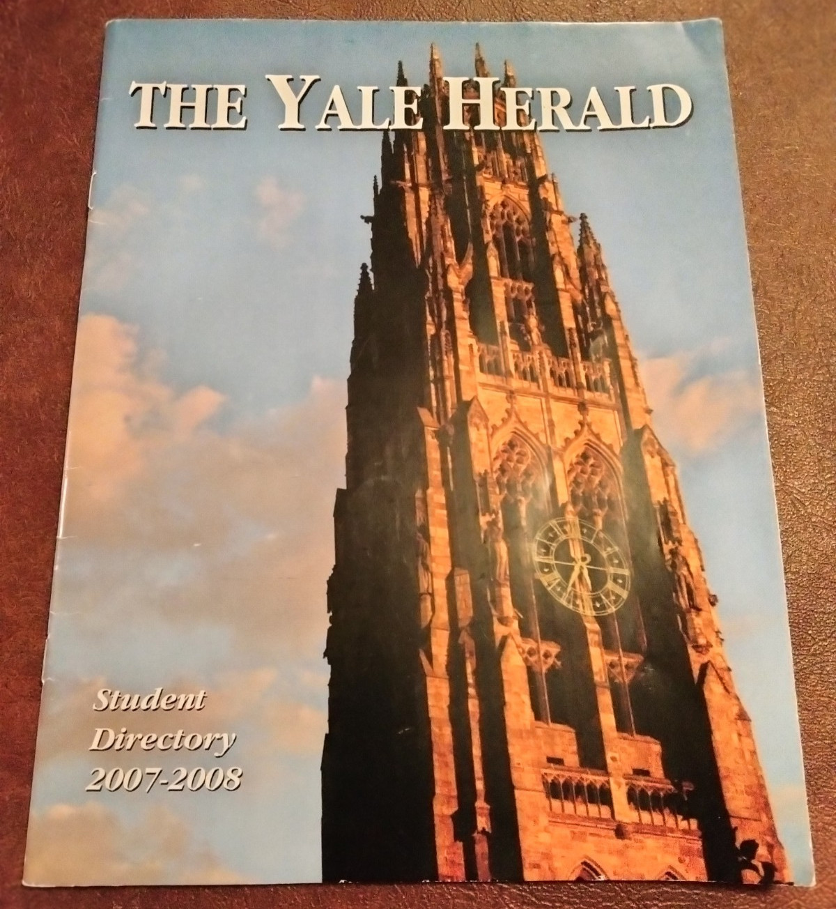 The Yale Herald 2007 2008 Yale University Student Directory 84 Pages Harkness