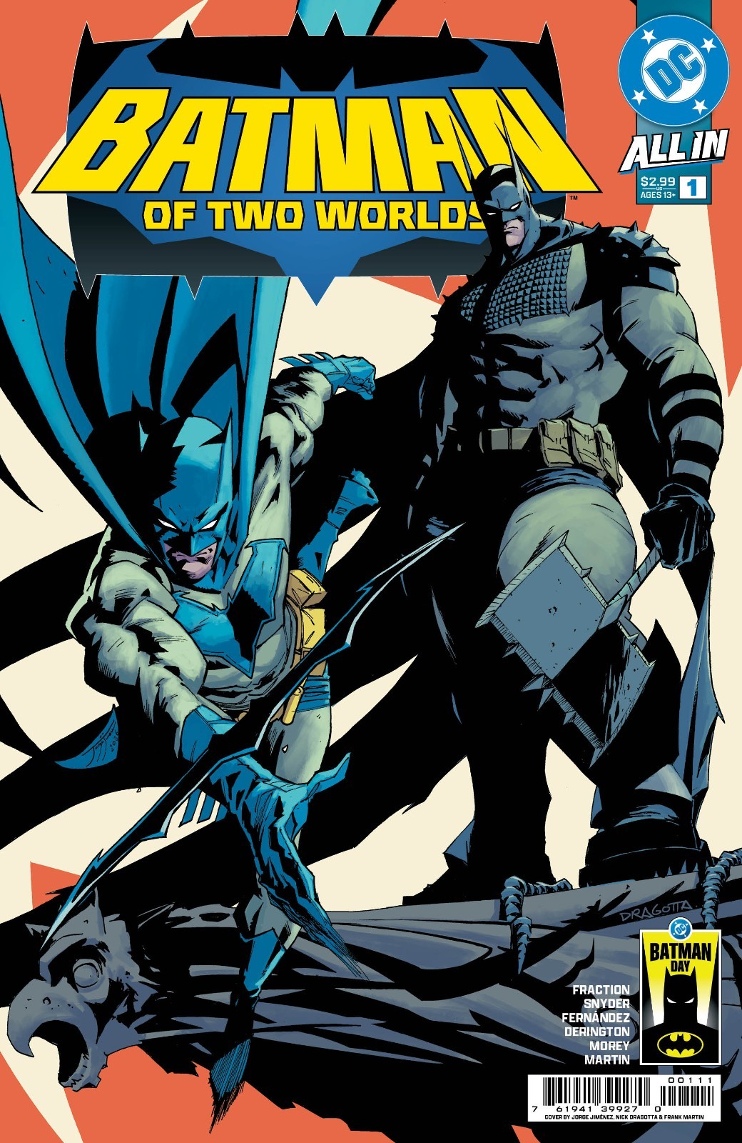 Batman Of Two Worlds #1 Batman Day 2026 Nick Dragotta