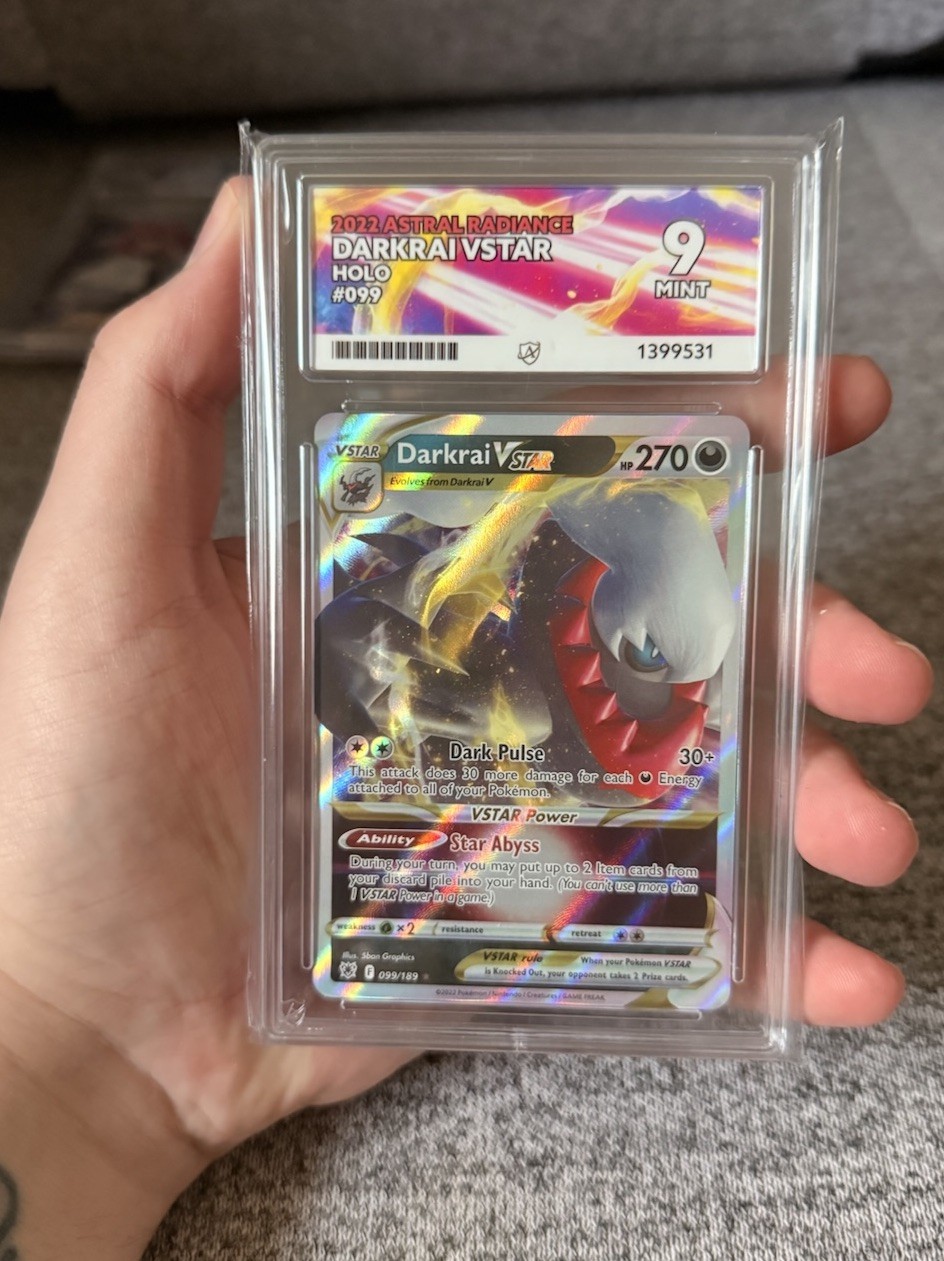 Pokemon Darkrai Vstar 099 Astral Radiance - Ace 9 Mint