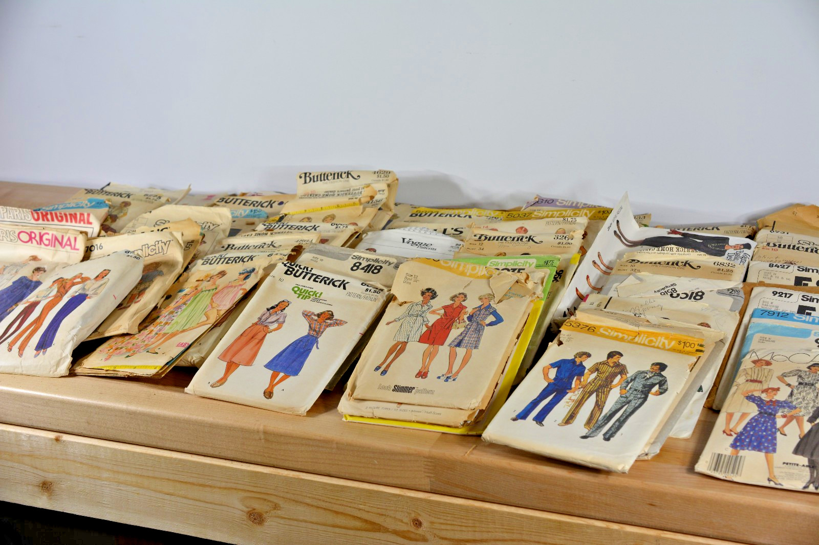 58 Vintage 1970s Sewing Patterns Lot McCall\'s Simplicity Butterick Retro Fashion