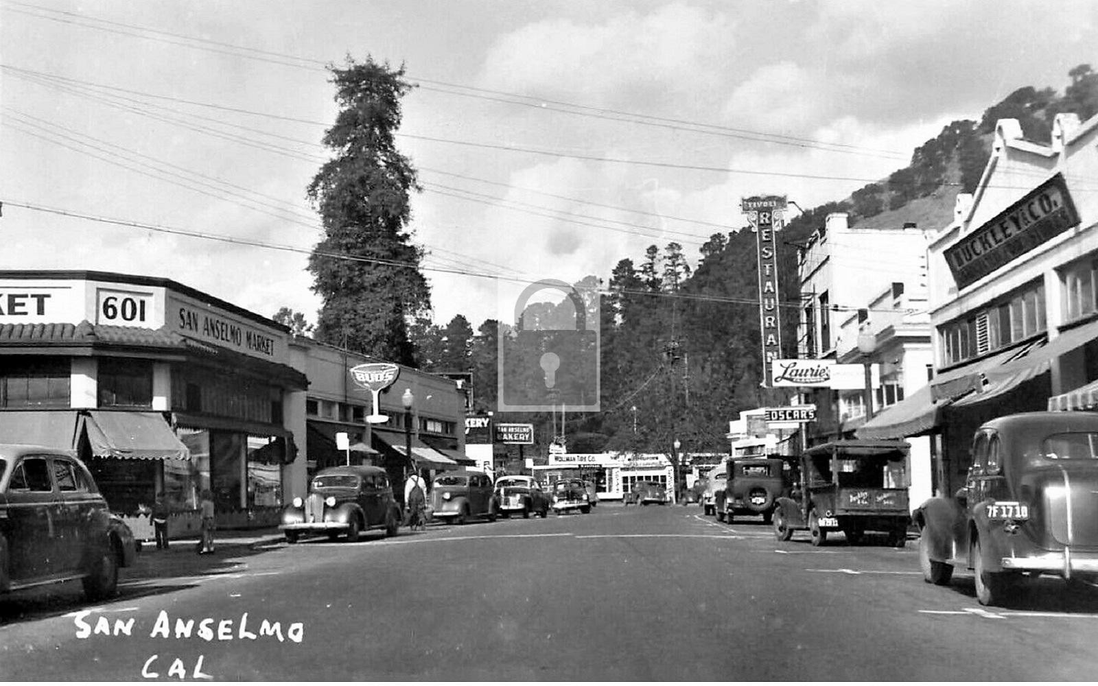 Street View San Anselmo California CA - Reprint