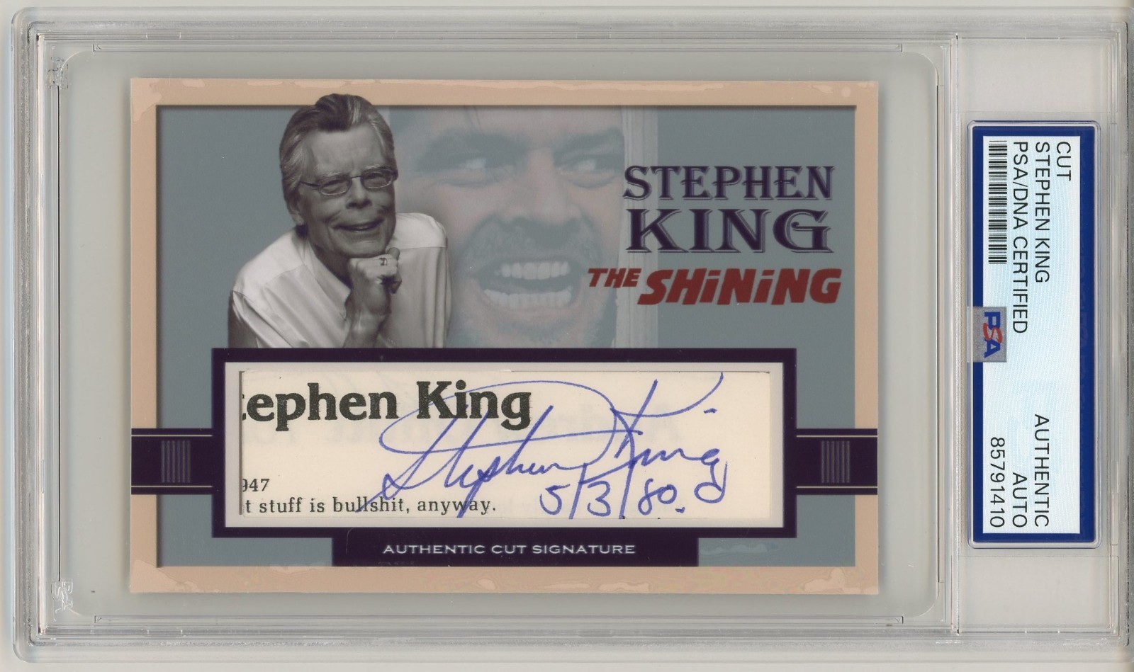 Stephen King ~ Signed Autographed 