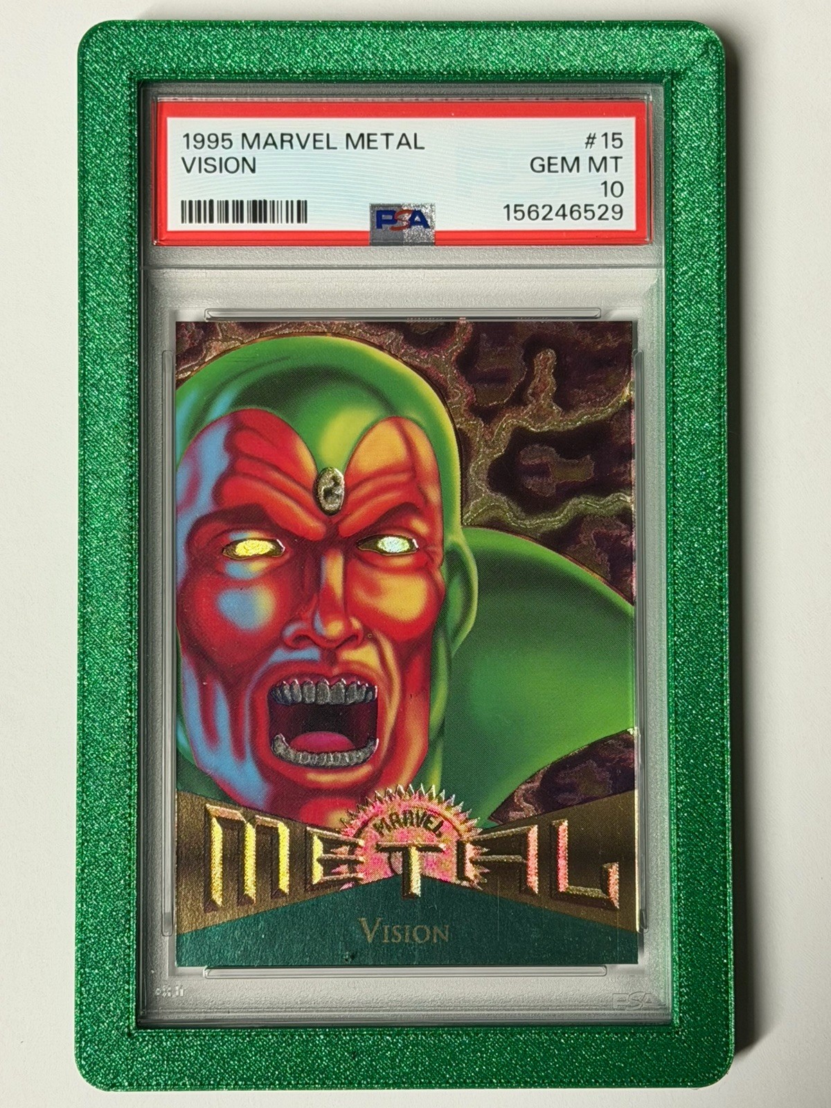 1995 Fleer 1995 Marvel Metal Vision #15 PSA 10 GEM MT