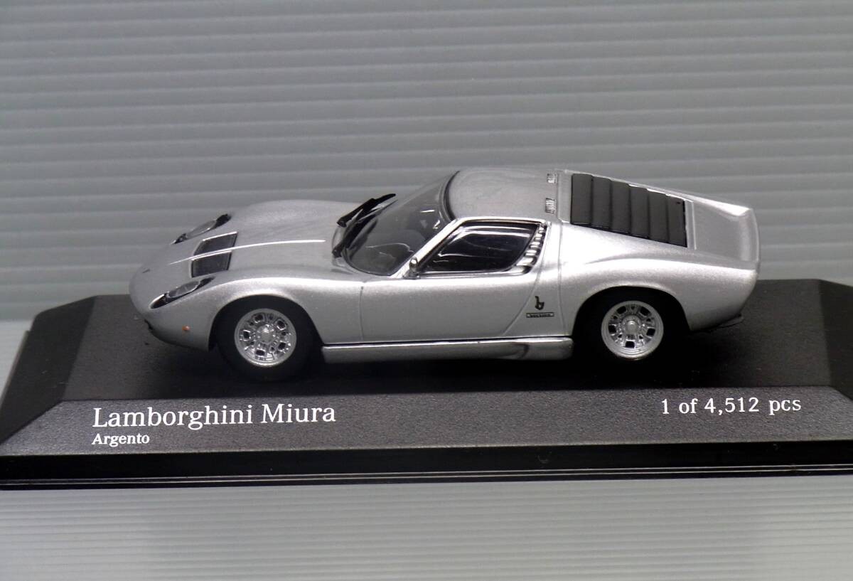 1/43 Minichamps Lamborghini Miura 1986 Silver