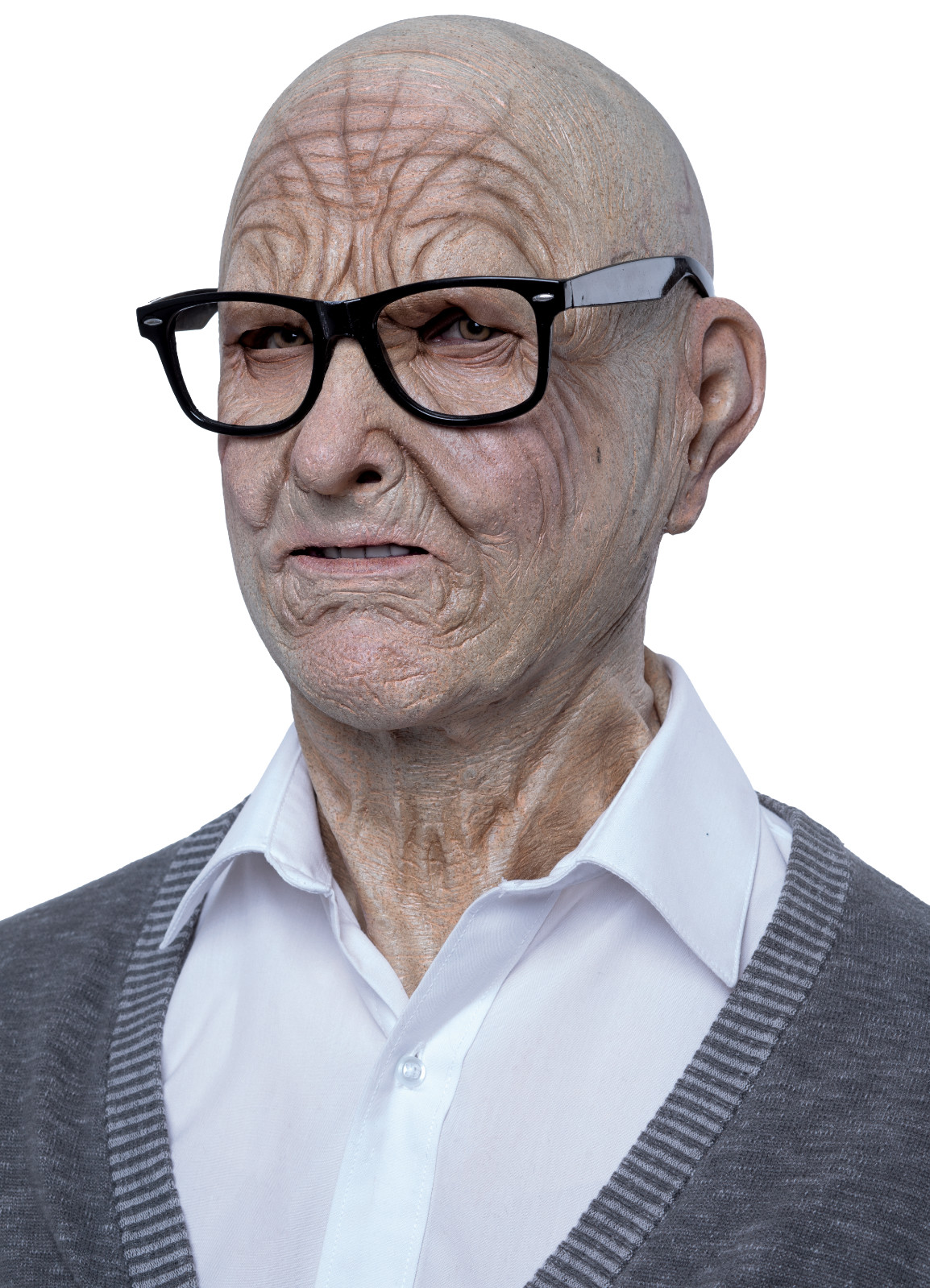 Ghoulish Productions Elder man Latex Face Mask Horror Halloween Cosplay