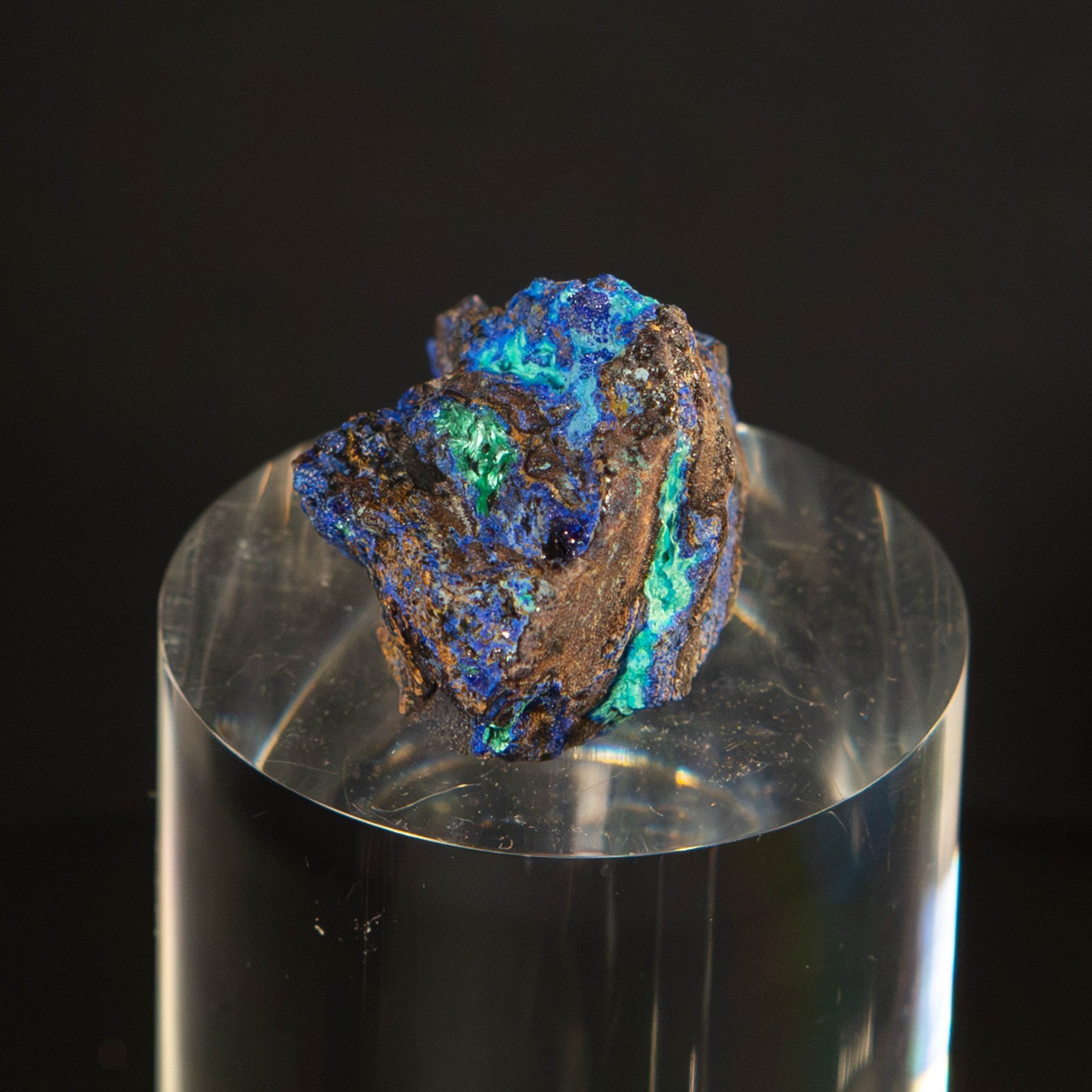 Natural 28g Azurite Malachite Raw Mineral Specimen Rough Blue Green Crystal
