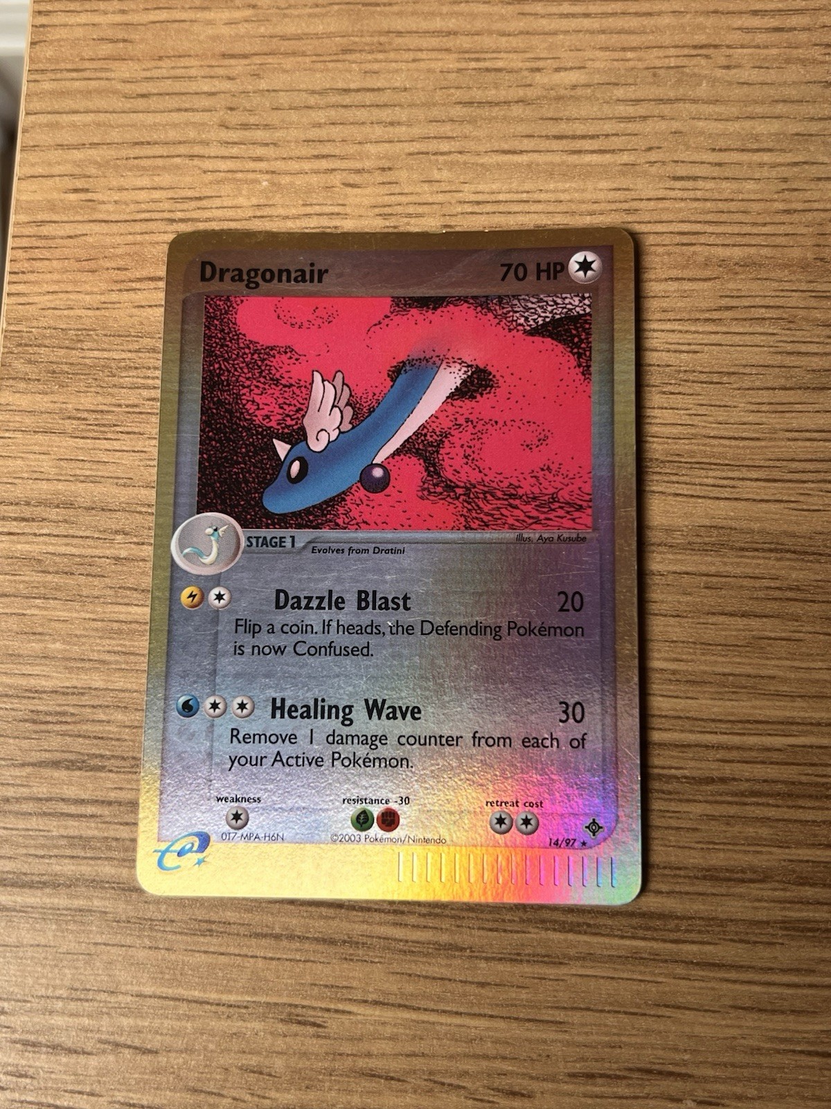 Dragonair 14/97 EX Dragon 2003 Reverse Holo E-series E-reader Pokémon NM