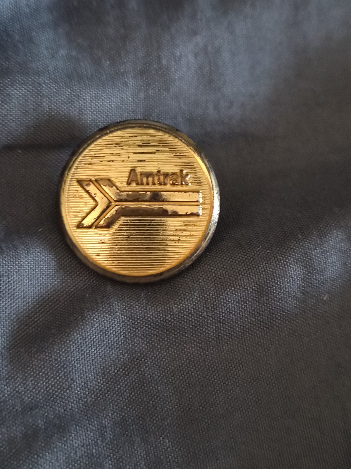 Vintage Amtrak Superior Quality Train Uniform 1/2 inch Button