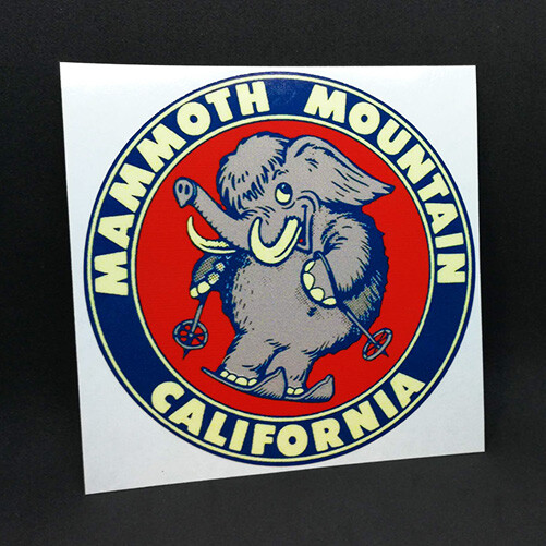 MAMMOTH MOUNTAIN Travel DECAL / Vintage Style Vinyl STICKER, California