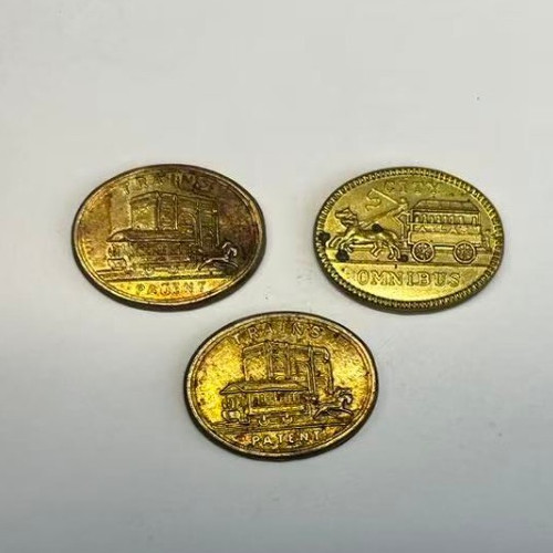 LOT3, British 3 city Liverpool, Leicestershire & Warwickshire Transit tokens