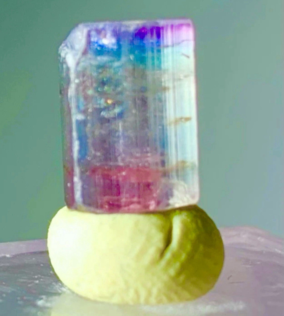 Wow Rare Pricey Magical Color Tourmaline Crystal Natural Raw Untreated Specimen