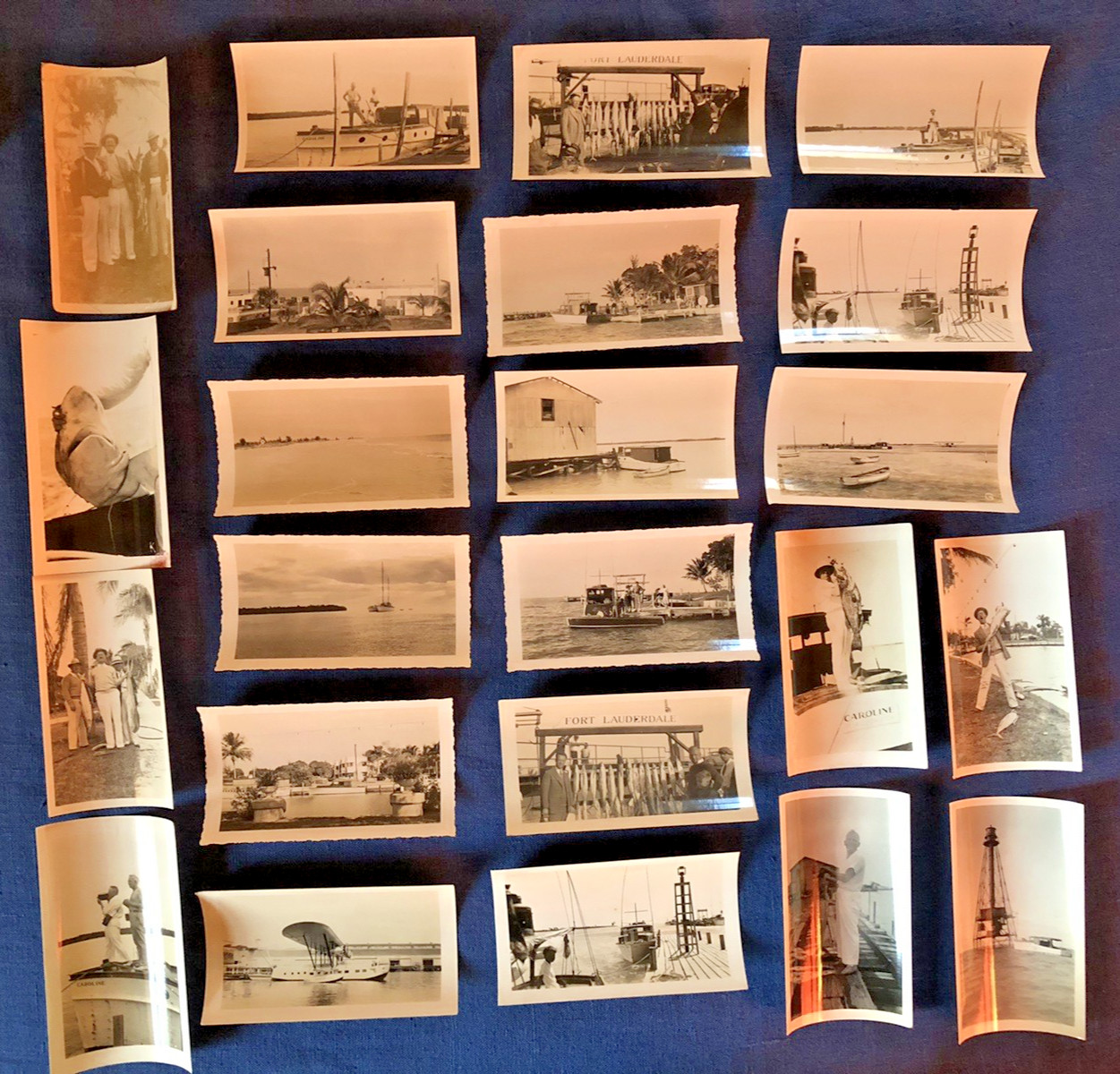 FORT LAUDERDALE FL  Bill DeWitt Fishing FISHING TACKLE DEALER 23 Photos c1938
