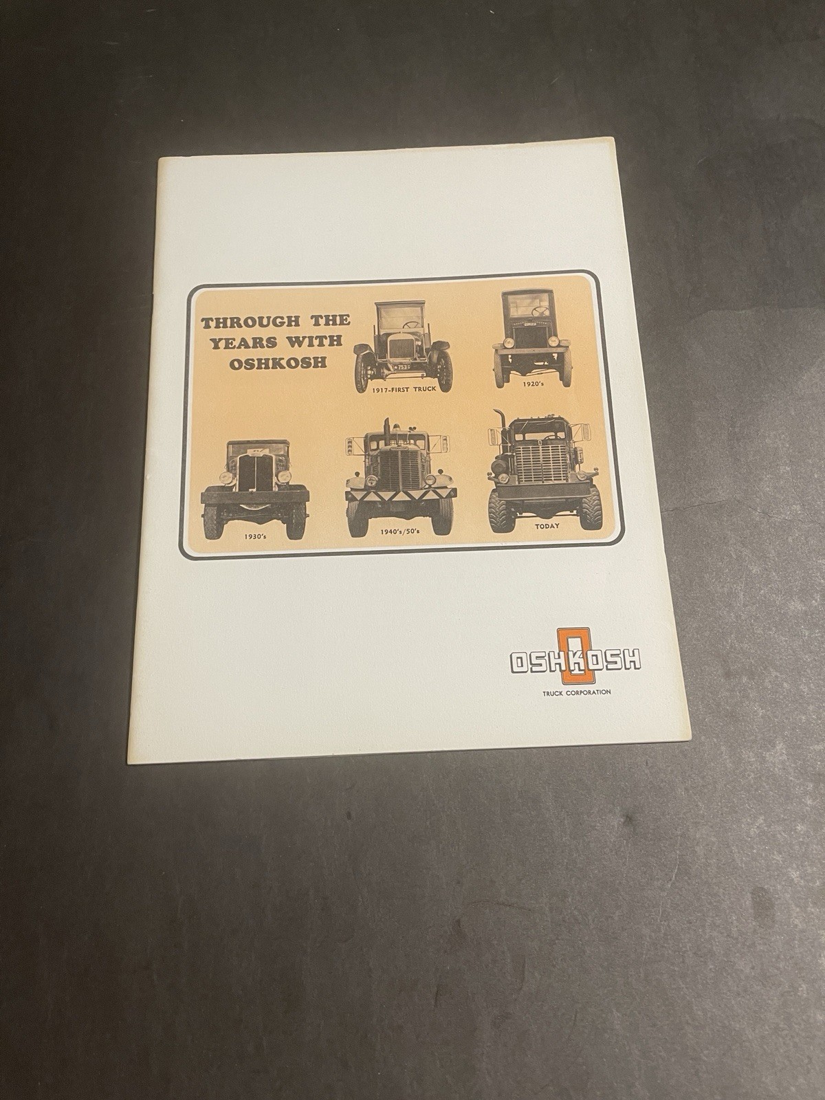vintage through the years with Oshkosh Brochure ephemera