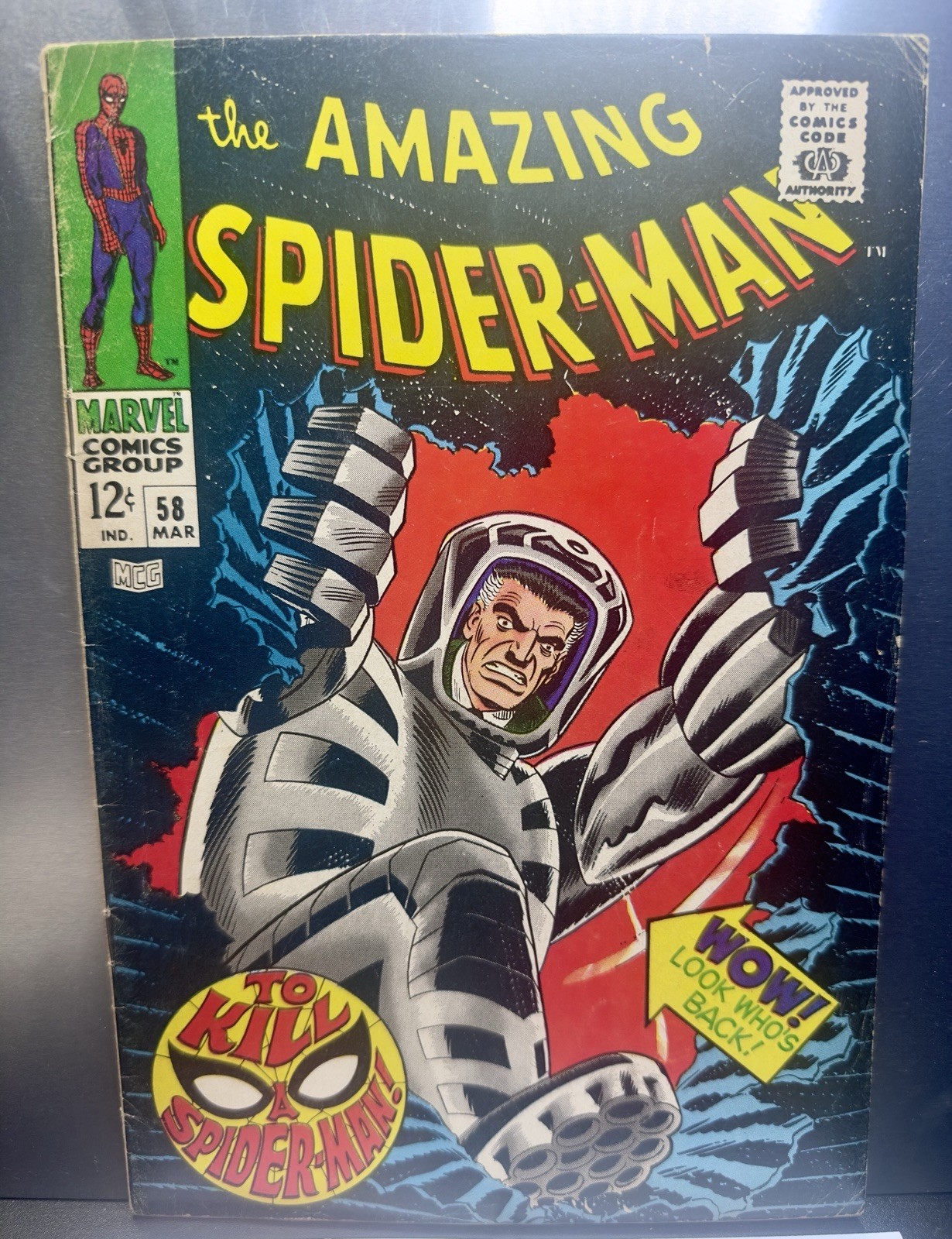 Amazing Spider-Man #58 March 1968 🔑 KEY ISSUE 🔑 Est. VG