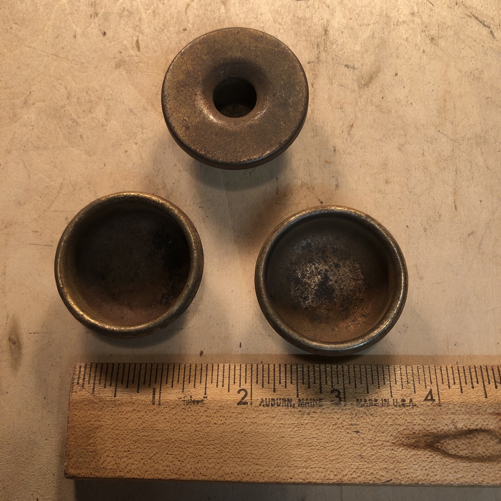 Vintage Vitanola 36 # 70754  Talking Machine PHONOGRAPH 3 Metal Needle Cups