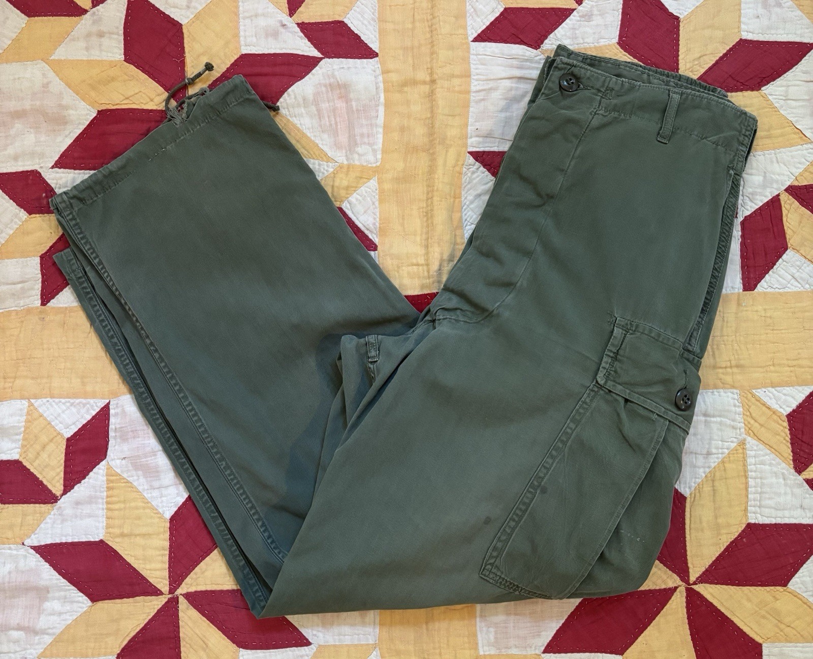 Vintage 60s US Army Jungle Pants 1st Pattern Small Regular Vietnam War AS IS