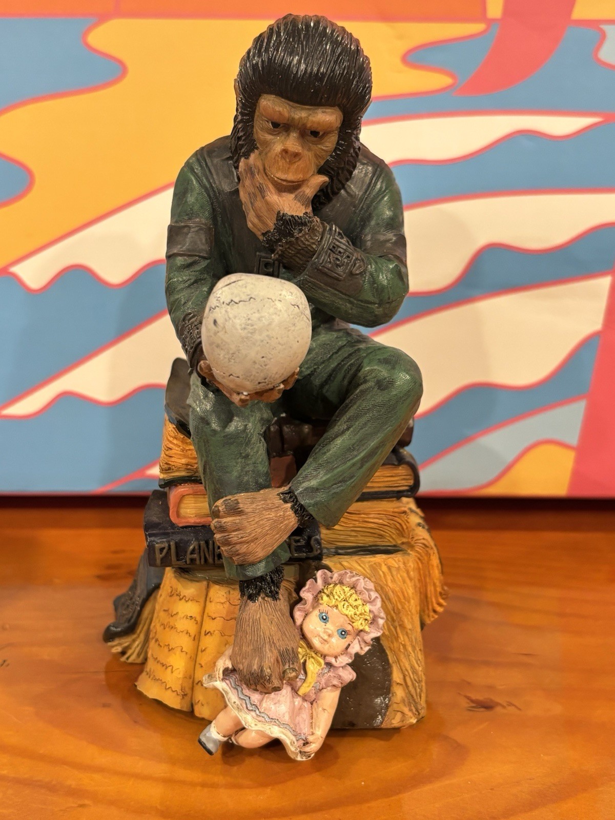 Cornelius Planet of the Apes Rodin Thinker Statue 7” 1990’s