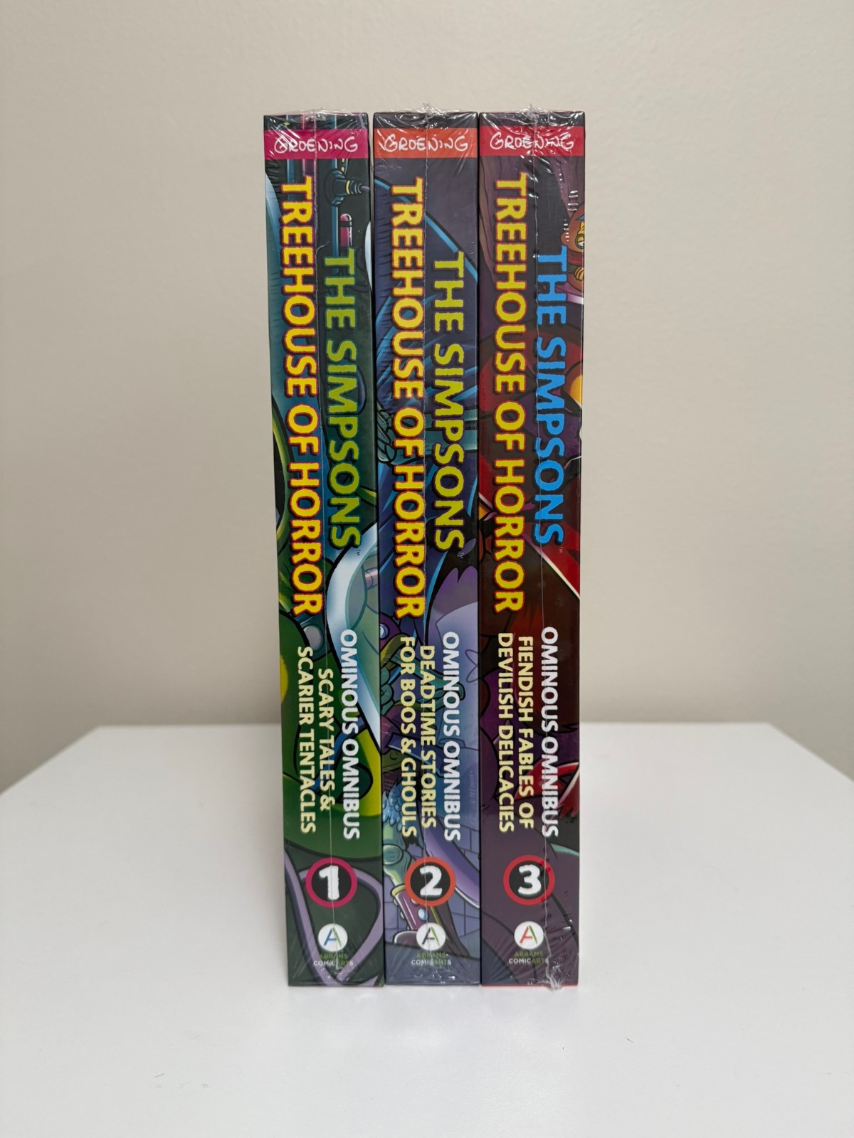 Brand New The Simpsons Treehouse Of Horror Ominous Omnibus Volumes 1, 2 & 3