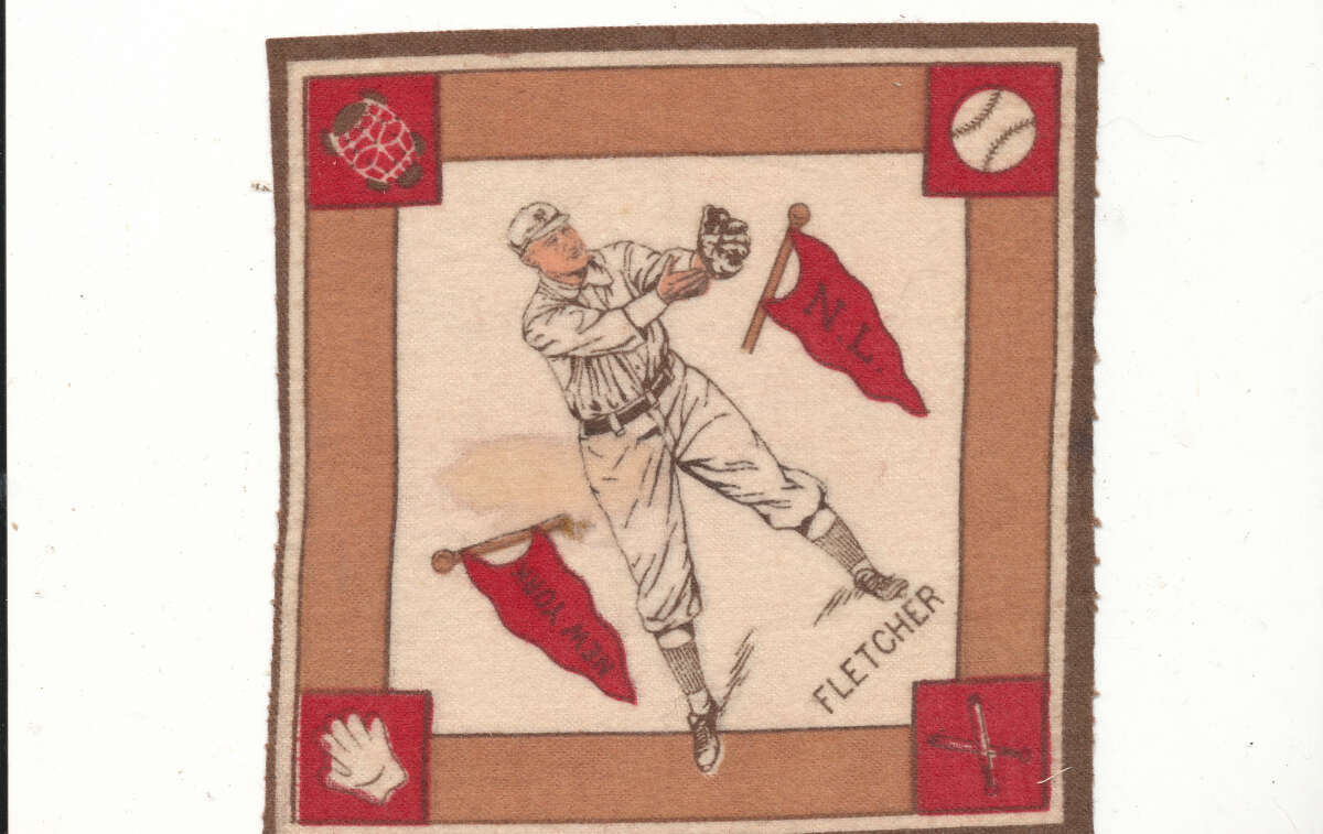 1914 b18 blanket art Fletcher New York Giants brown base bxm