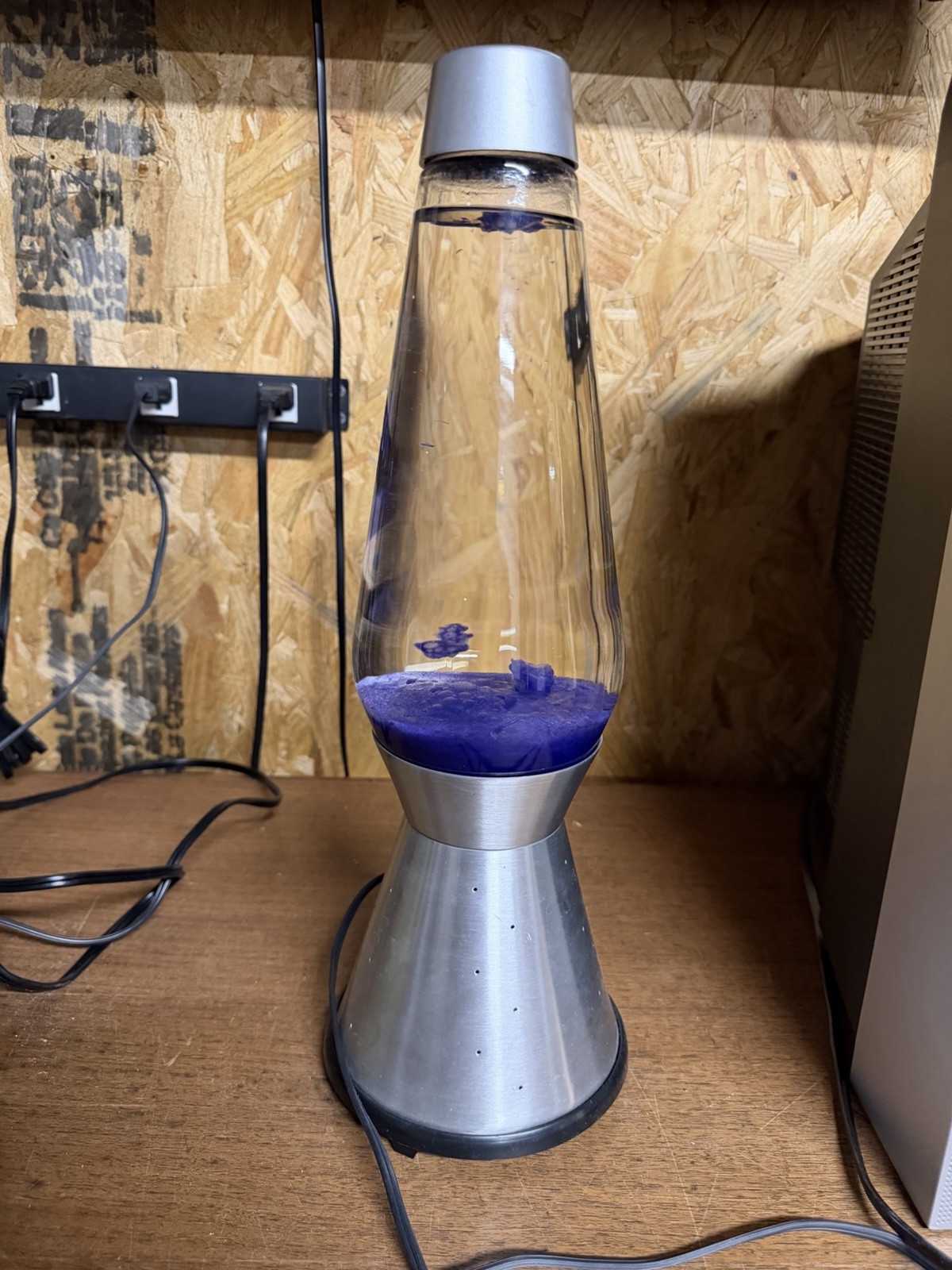Vintage Lava Lite Purple Century Lamp 17\