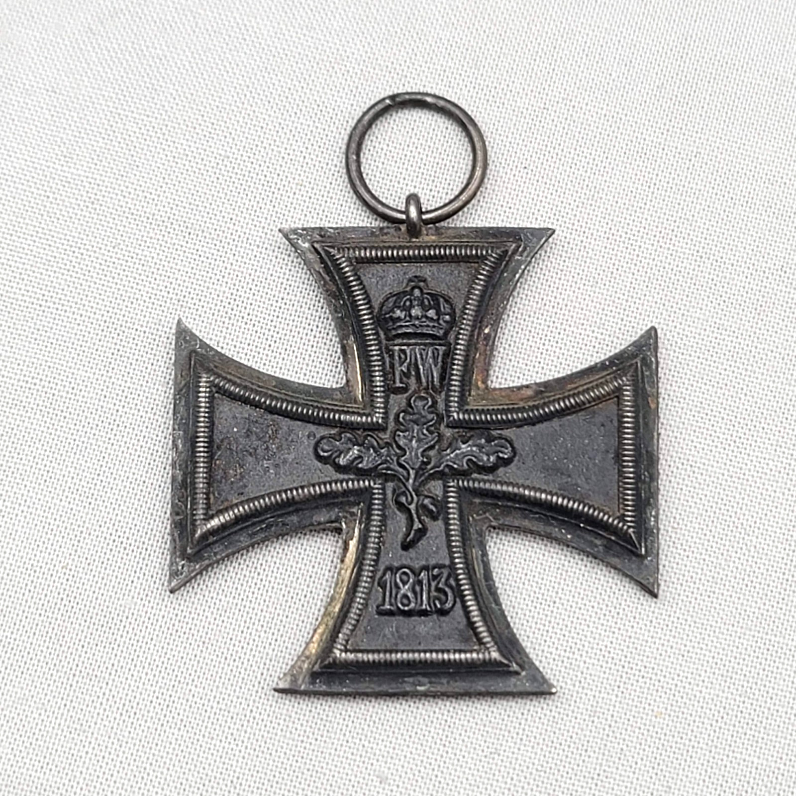 Vintage WW1 German IRON CROSS 1813-1914 2nd Class Silver Medal