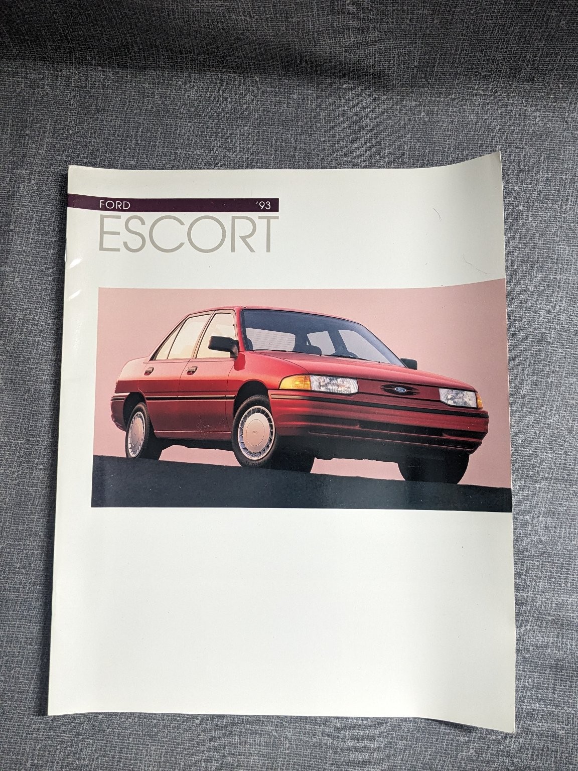 1993 Ford Escort Original Car Dealership Sales Brochure Catalog Advertising 93