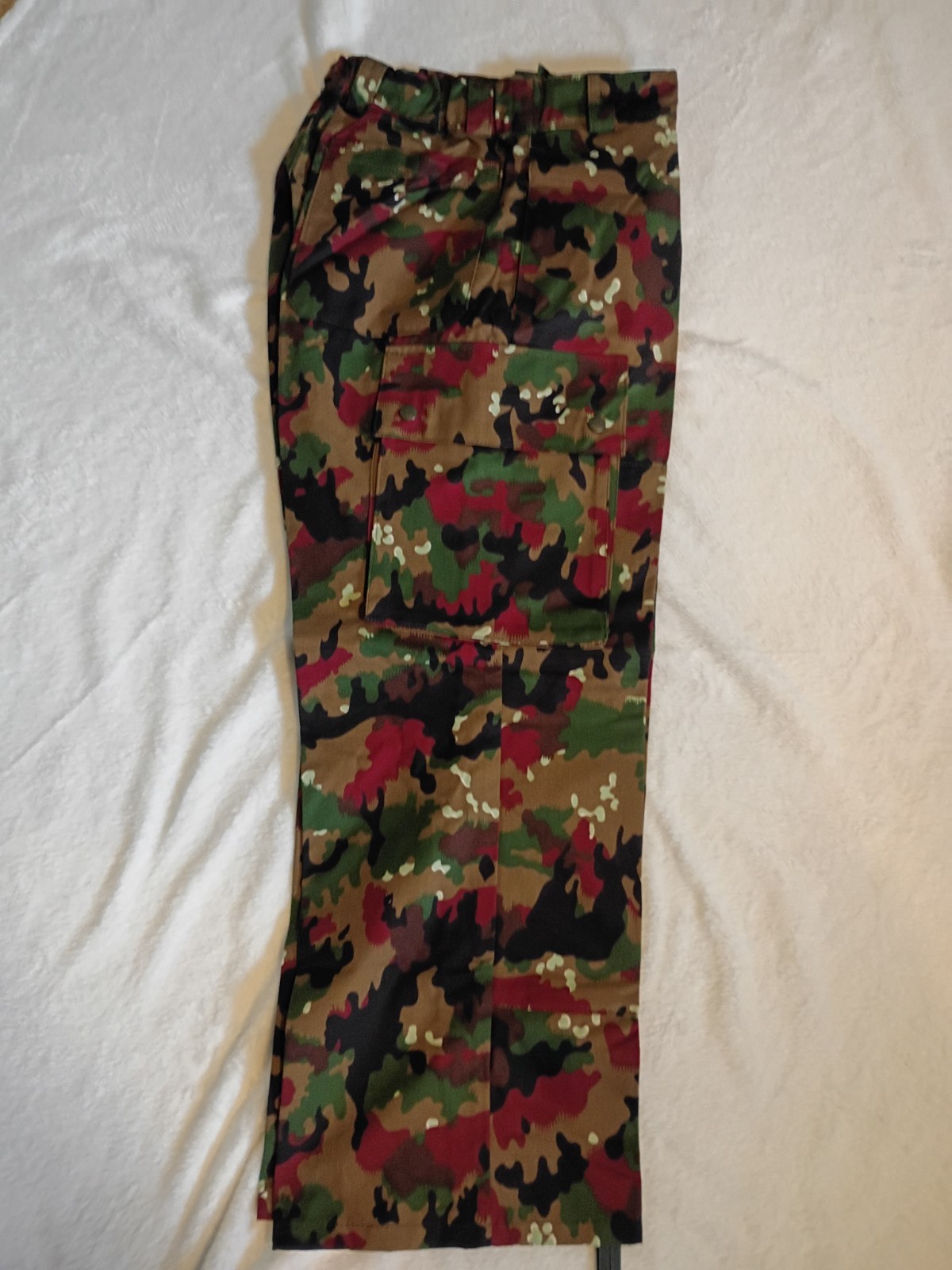 Nos Swiss Alpenflage Military Surplus Field Pants Sz 44/64