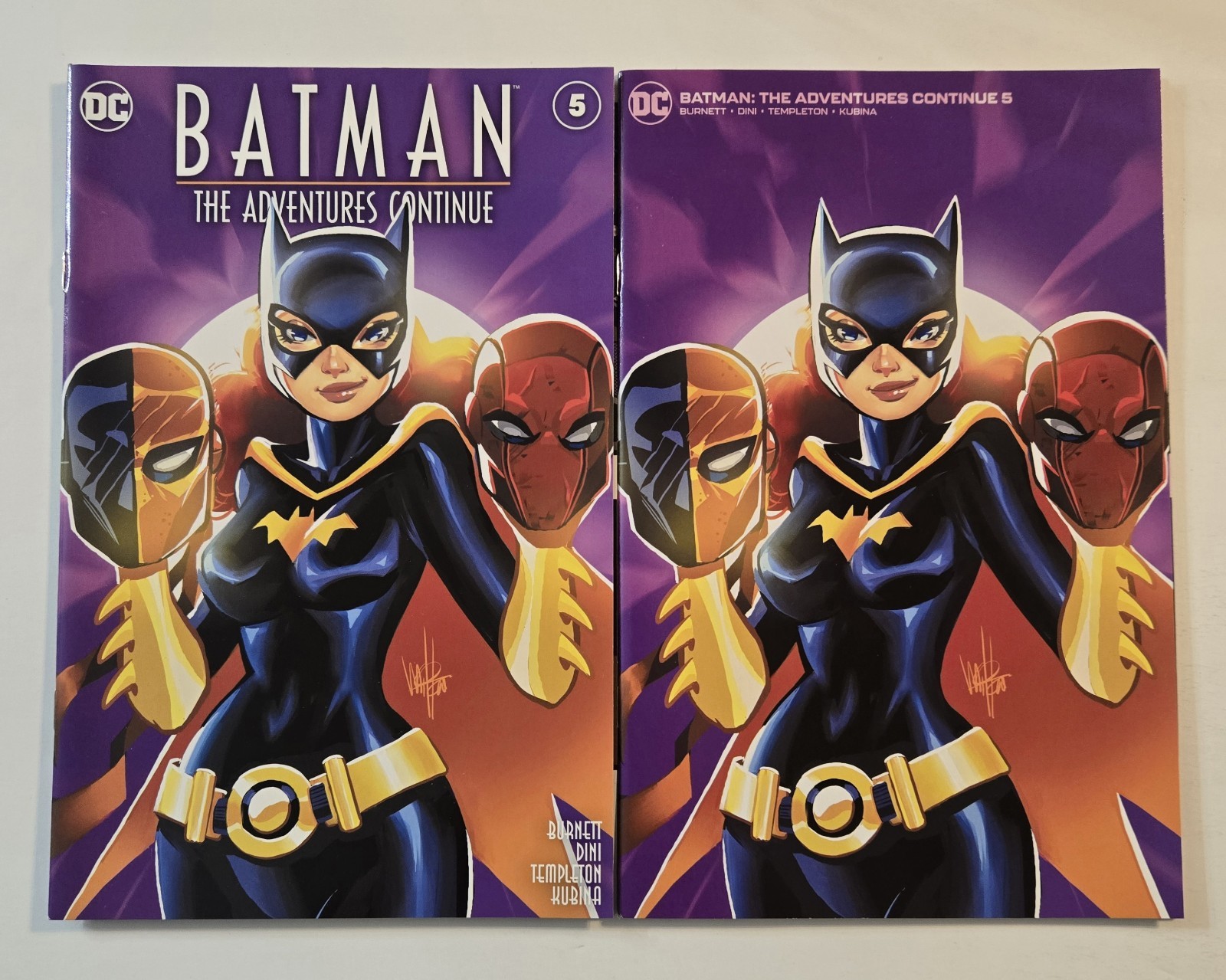 Batman: The Adventures Continue #5 Mel Milton Trade & Minimal Trade Variant Set