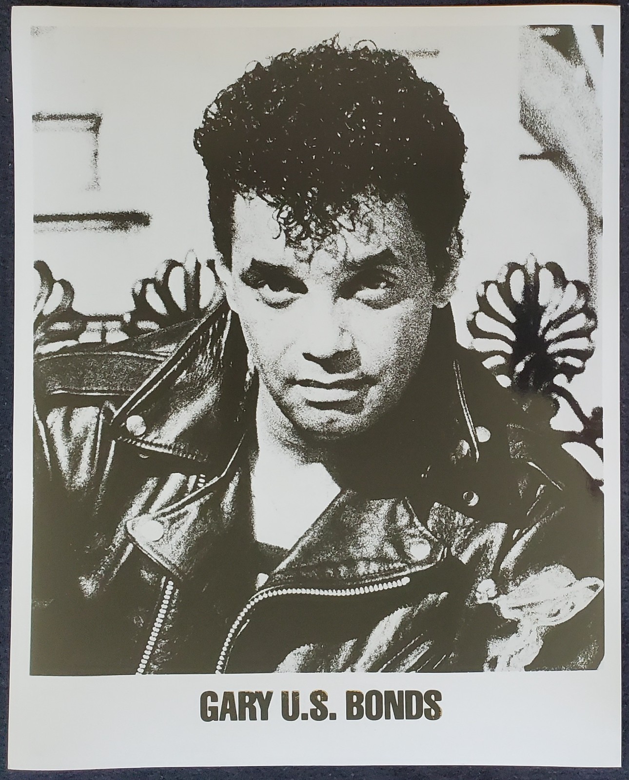 1980s Gary U.S. Bonds NY Hollywood 8x10 PR Photograph