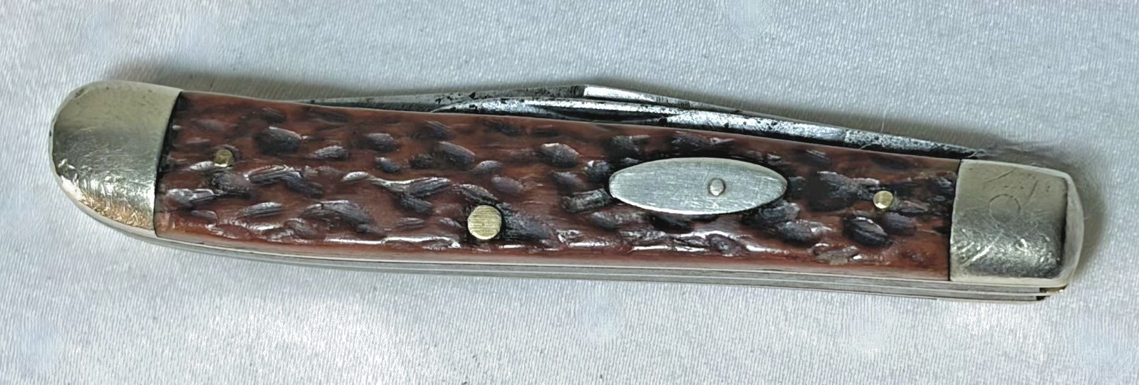 Vintage Jigged Bone Boker Solingen 2 Blade Pocket Knife