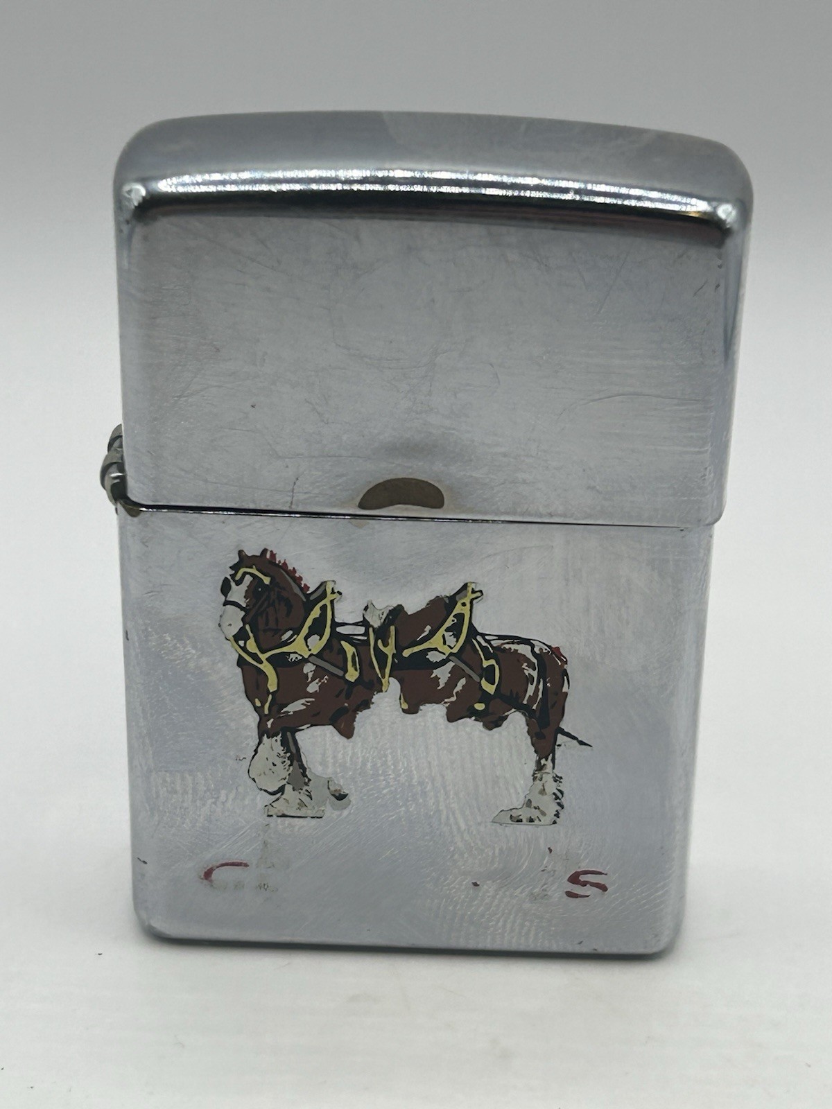 Vintage 1999 Zippo Lighter Budweiser Clydesdales November K XV Matching Insert