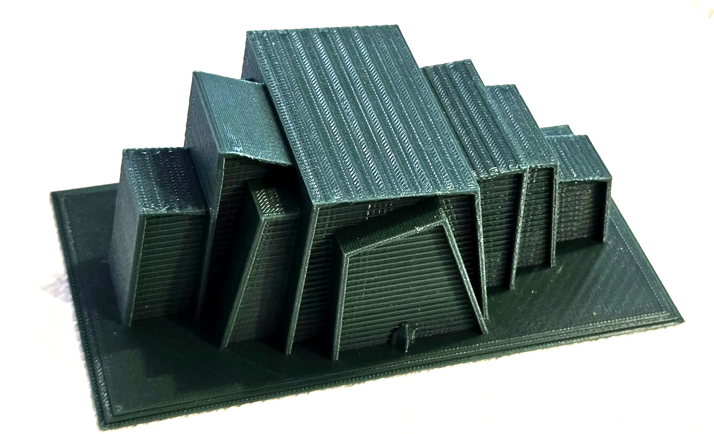 VINTAGE SOUVENIR MINIATURE MODEL BUILDING STATUE ARCHITECTURAL CONCEPT...