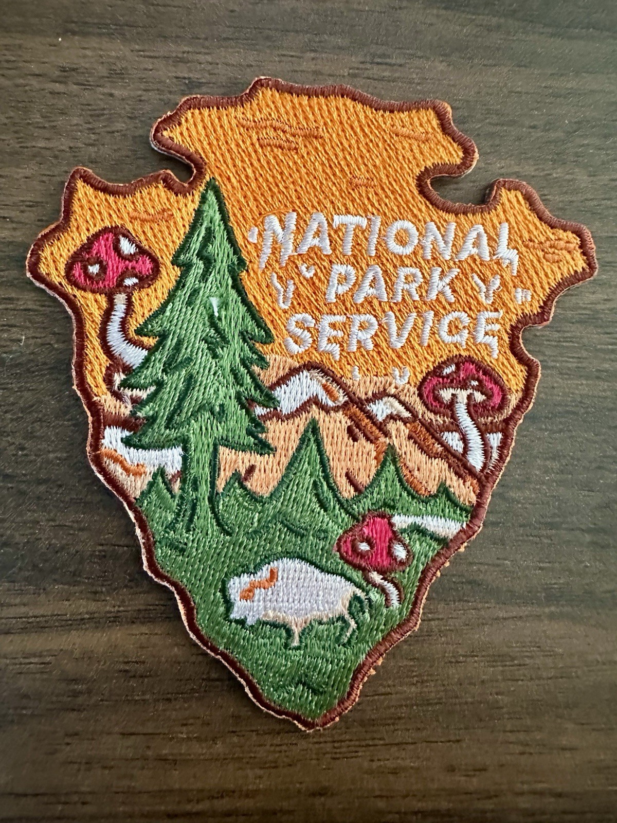 National Geo Park Trippy Patch Yosemite Zion Yellowstone Iron On Sew On 3.5”