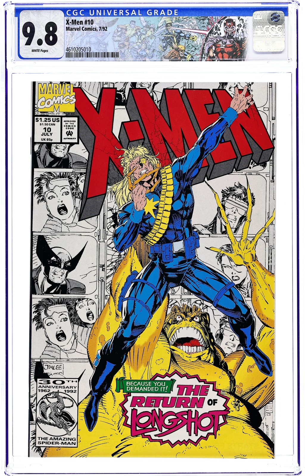 X-Men #10D CGC 9.8 1992 4610205010