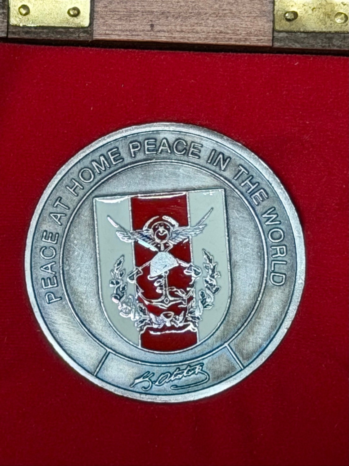 NATO Centre of Excellence Defence Against Terrorism Challenge Coin 2004 Turkey