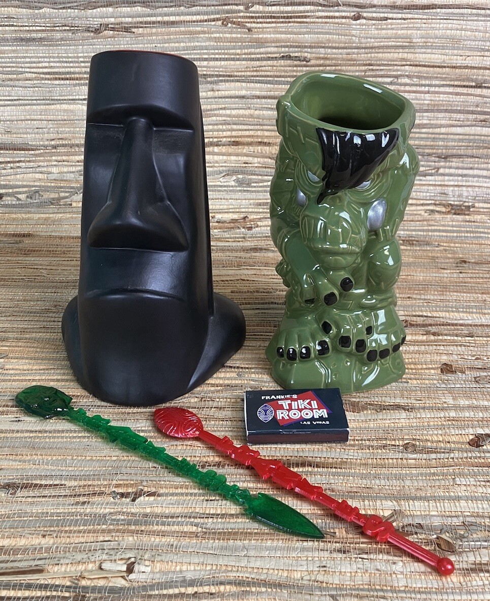 Frankie's Tiki Room Tiki Mug Set of 2 Frankiestein & Malekula II Mug Tiki Farm