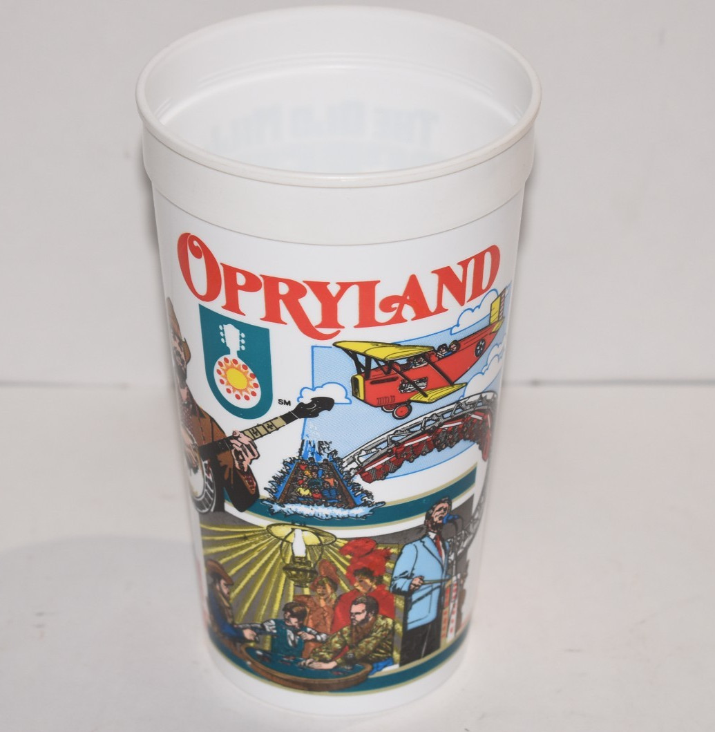 Vintage The Old Mill Scream Opryland Amusement Park Coca Cola Drinking Cup