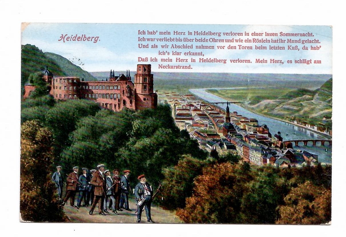 131 24 * Heidelberg I lost my heart in Heidelberg 1929