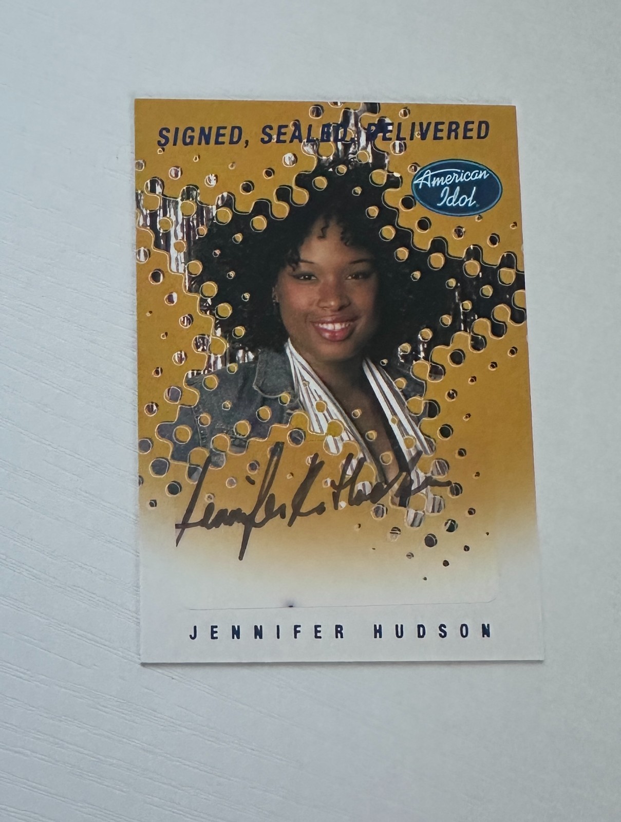 2004 Fleer American Idol Signed Sealed Delivered Auto Jennifer Hudson #X268