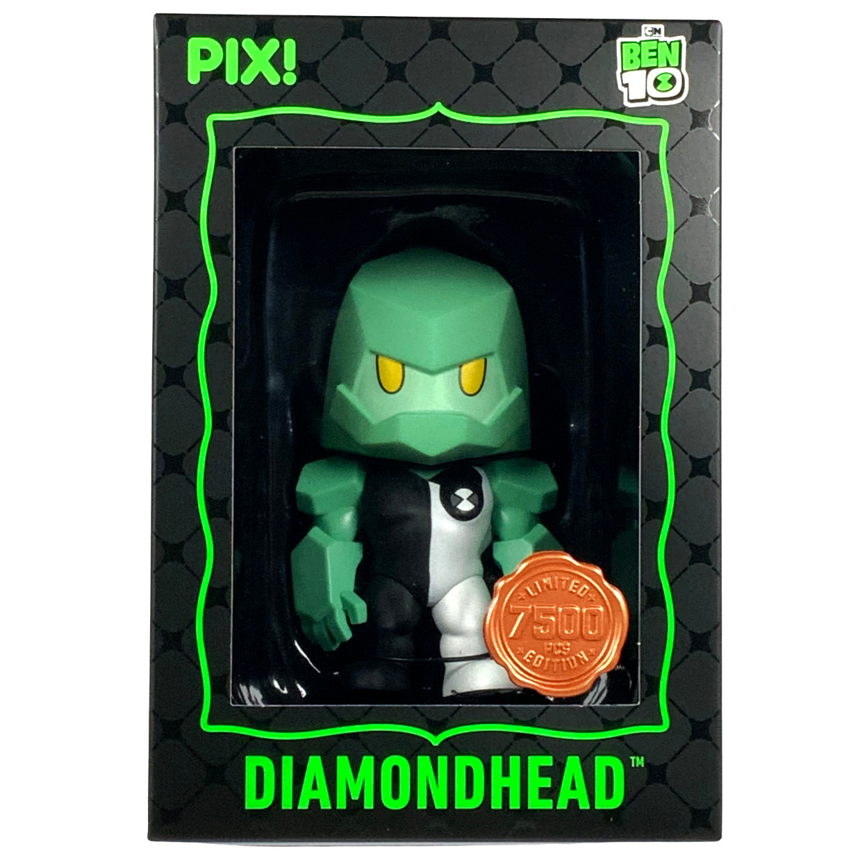 Thrilljoy Pop Cave DIAMONDHEAD: BEN 10 7500 pcs HERO w/Protector NEW RELEASE