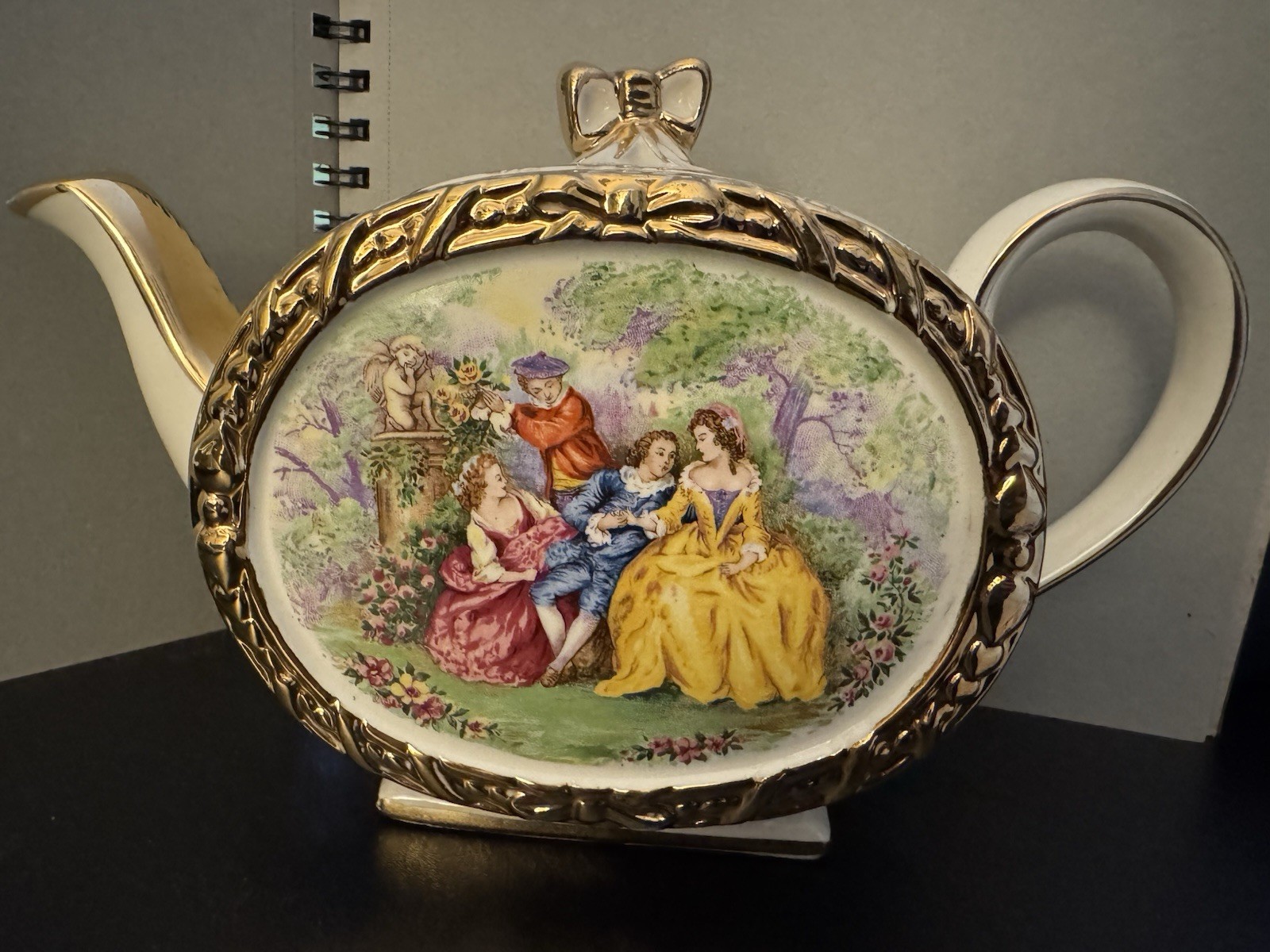 VTG James Sadler porcelain teapot made in England around the 1930s to 1950s