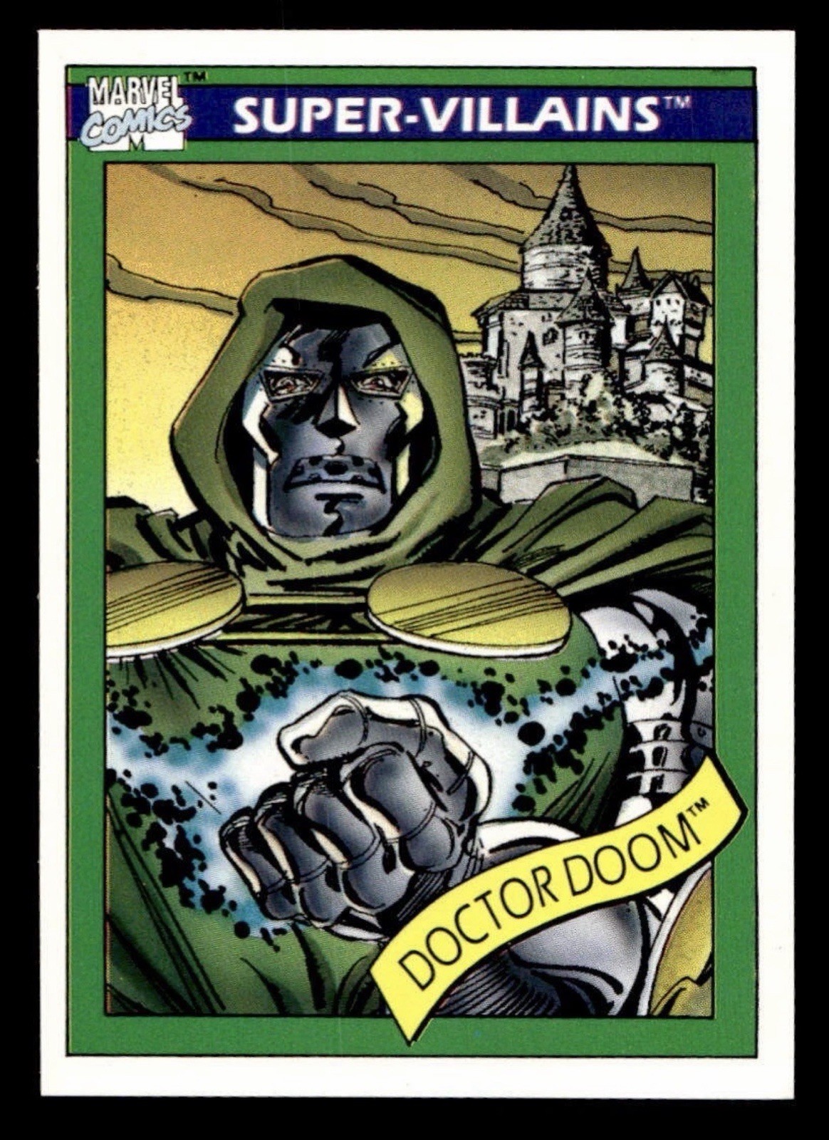1990 Impel Marvel Universe #60 Doctor Doom Diamond Preview